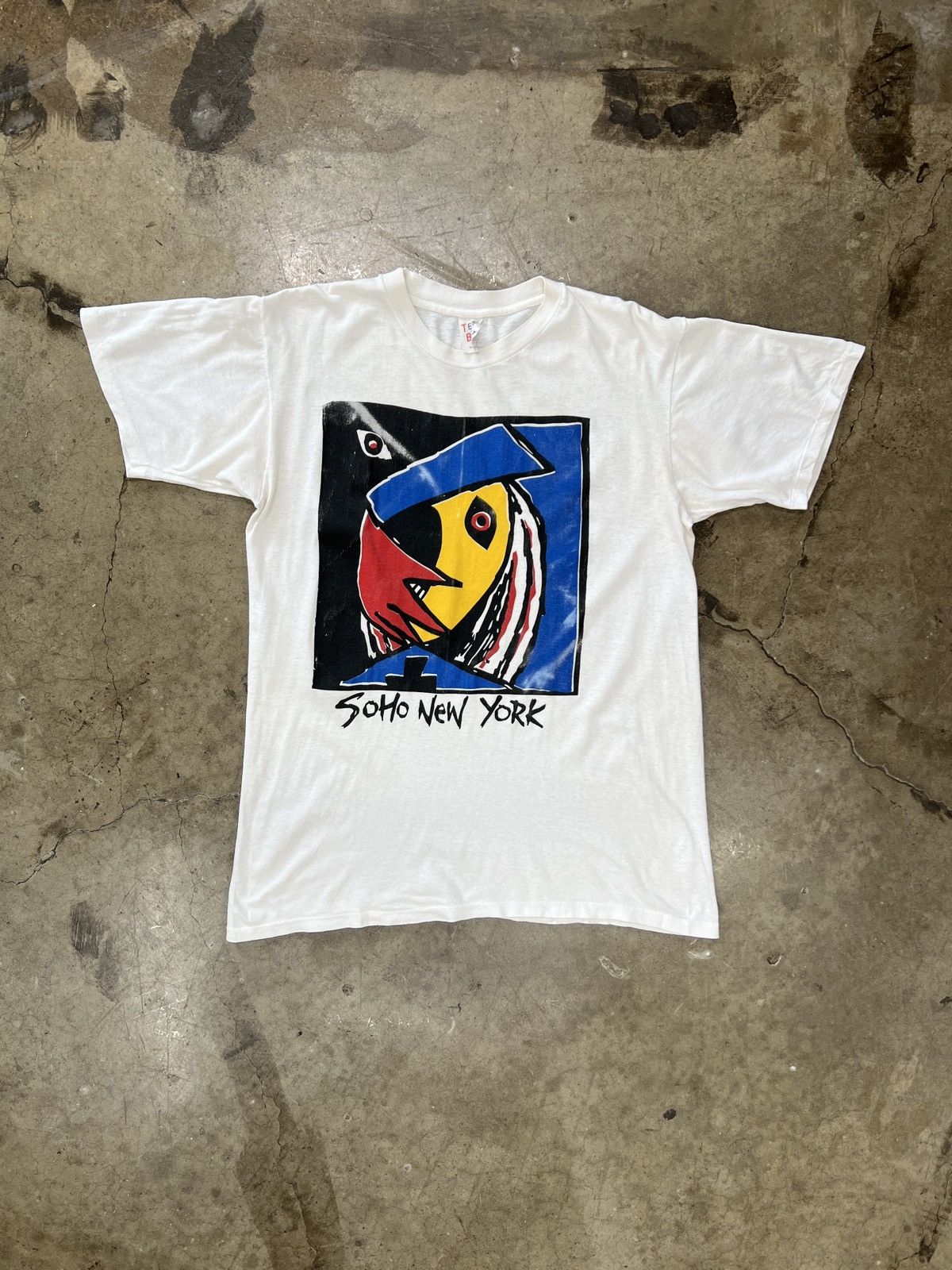 Vintage Vintage Soho New York E. Brown Art Tee Picasso Large Size US L / EU 52-54 / 3 - 2 Thumbnail