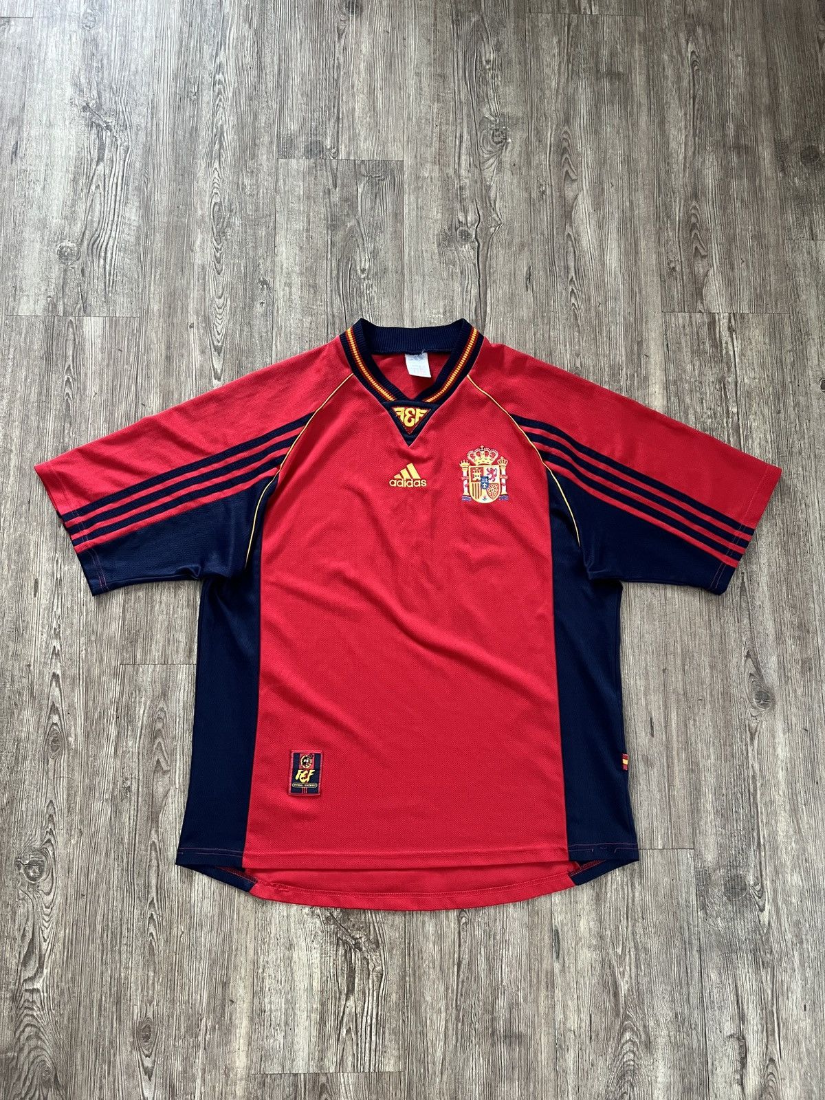 Adidas Adidas Spain 1998/1999 Home Jersey World Cup Size US L / EU 52-54 / 3 - 1 Thumbnail
