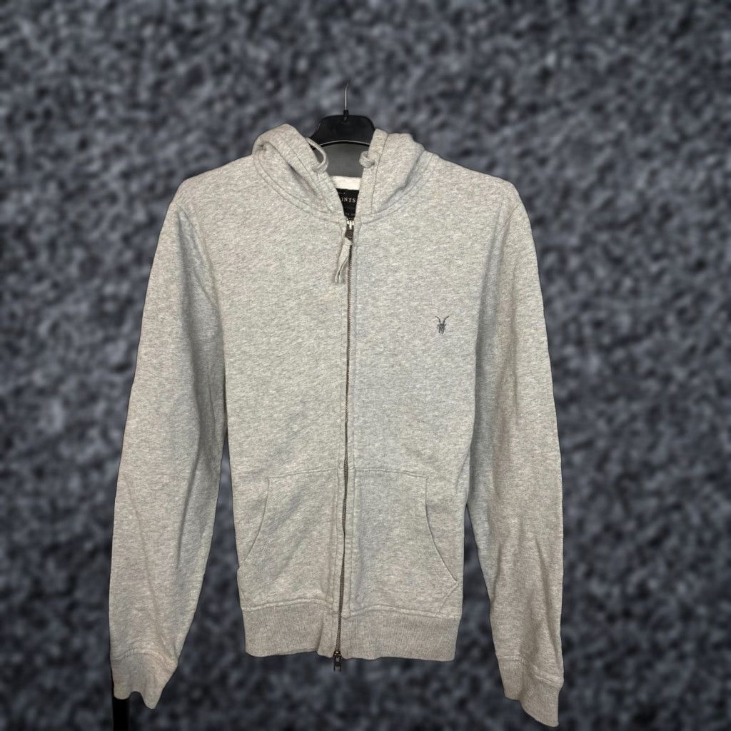 Allsaints Allsaints Vintage Mens Zip Hoodie Size M Gray Full Zip Hoodie Mens Size US M / EU 48-50 / 2 - 1 Thumbnail