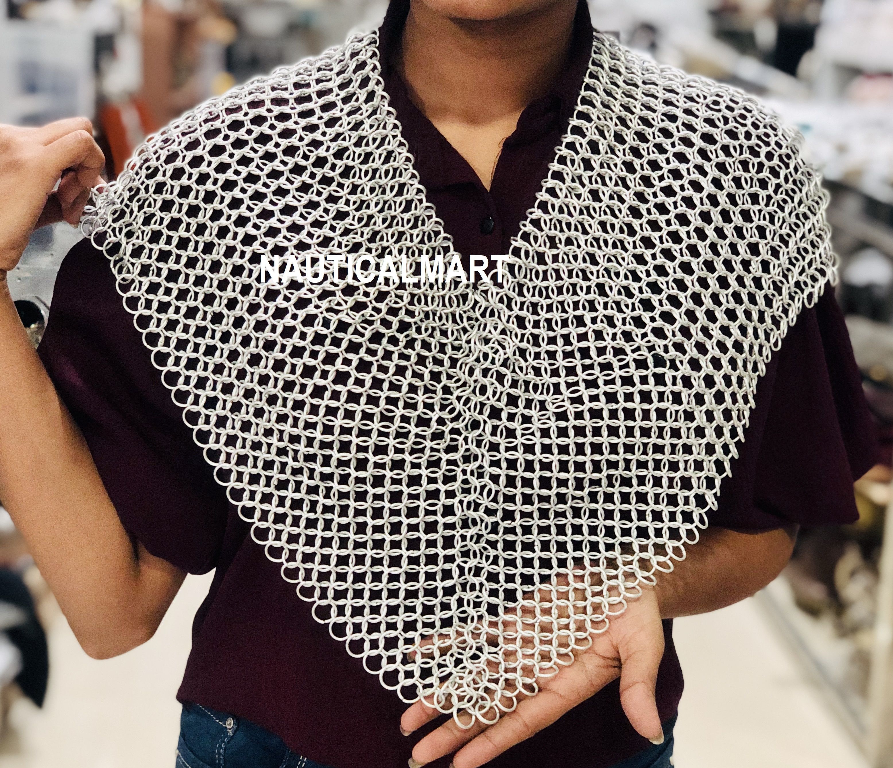 Other Aluminum Chainmail Shoulder Top Size ONE SIZE - 1 Thumbnail