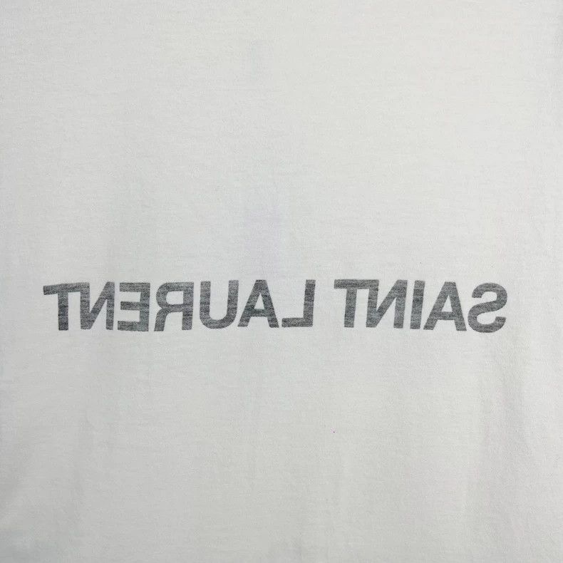 Saint Laurent Paris Saint Laurent Paris Letter logo printed short sleeve T-shi Size S / US 4 / IT 40 - 7 Thumbnail