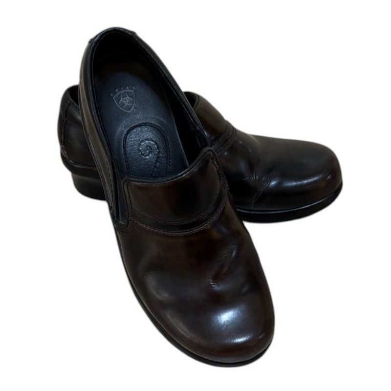 Ariat Ariat Clog Women 9 Brown Sutter Professional Leather Western Size US 9 / IT 39 - 1 Thumbnail