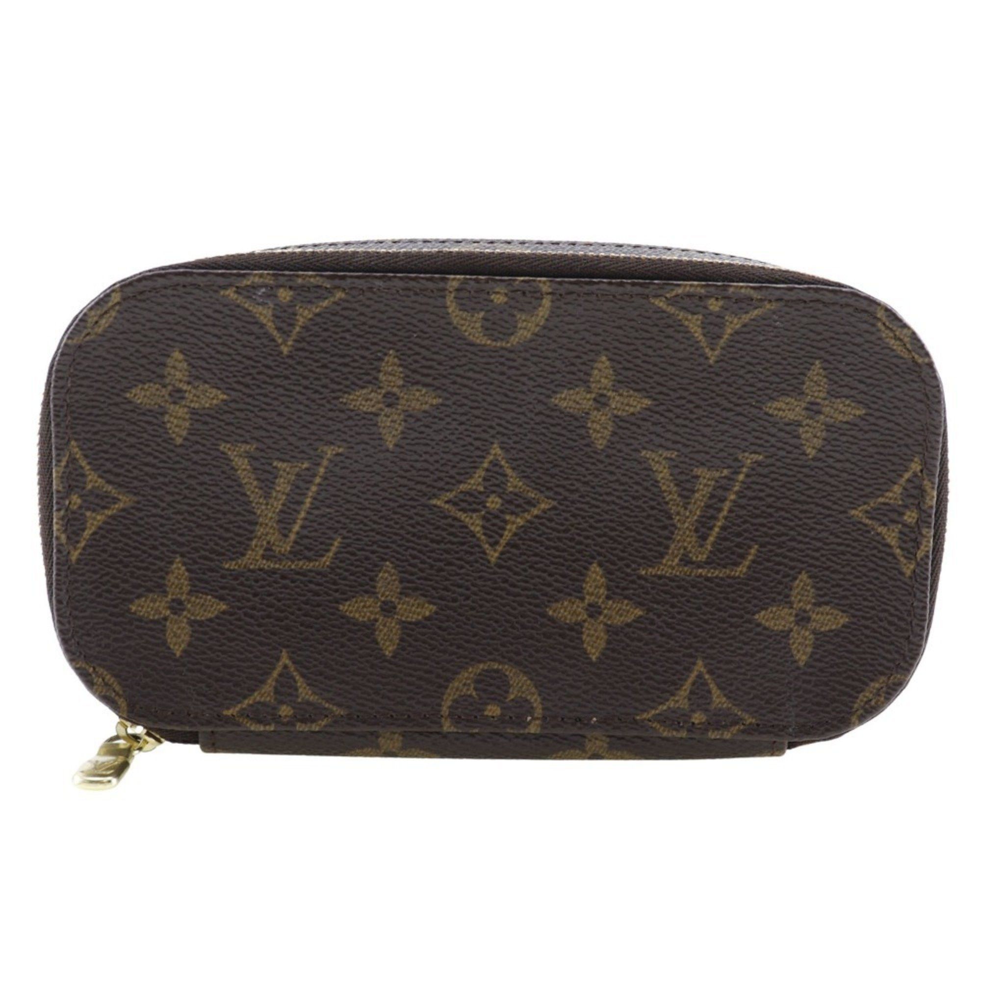Louis Vuitton Louis Vuitton Truth Brush PM Pouch M47510 Monogram Canvas 2002 Brown VI0092 Women's Size ONE SIZE - 1 Thumbnail