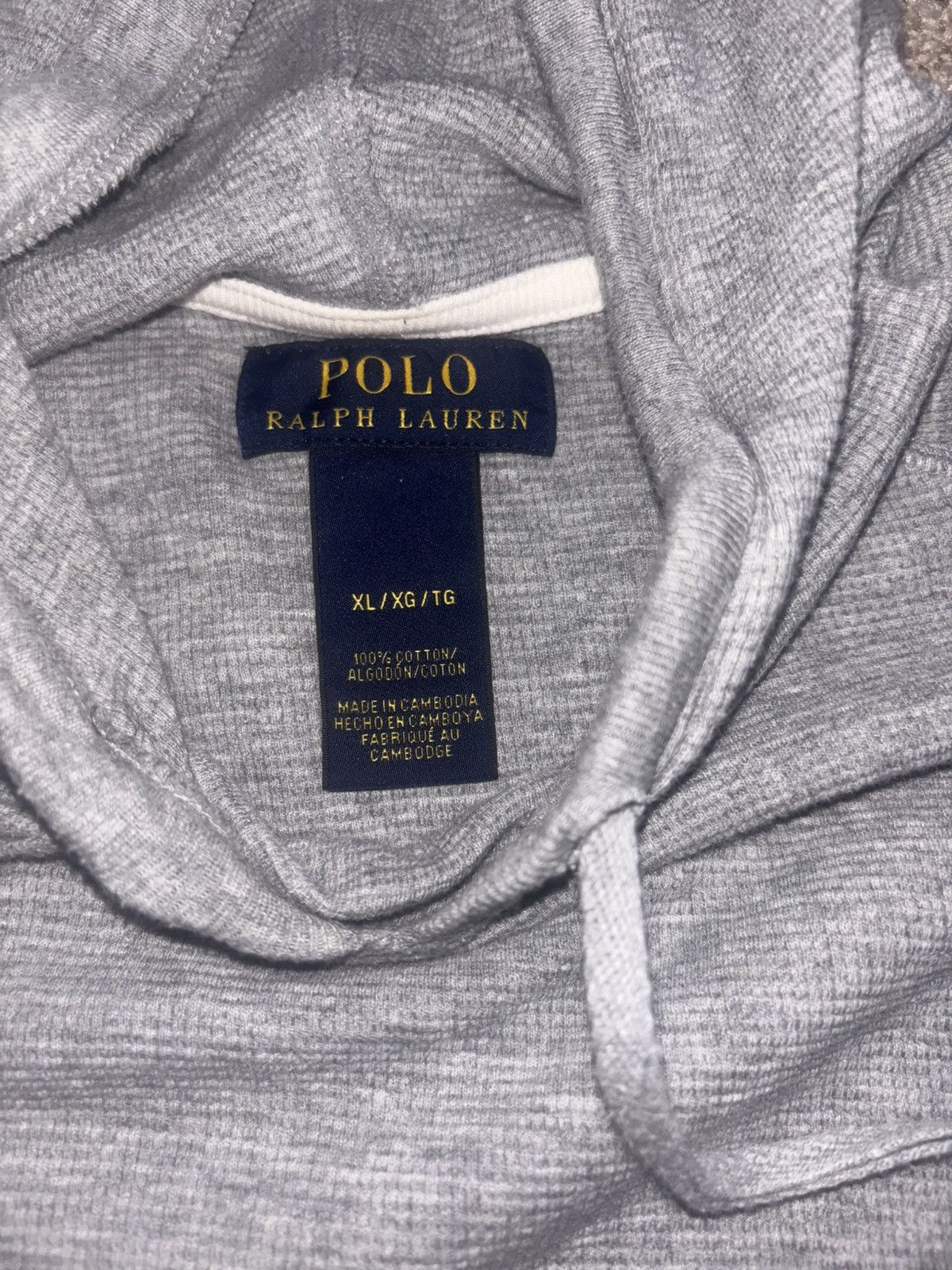 Polo Ralph Lauren Polo by Ralph Lauren Heather Gray Hoodie Size US M / EU 48-50 / 2 - 3 Thumbnail