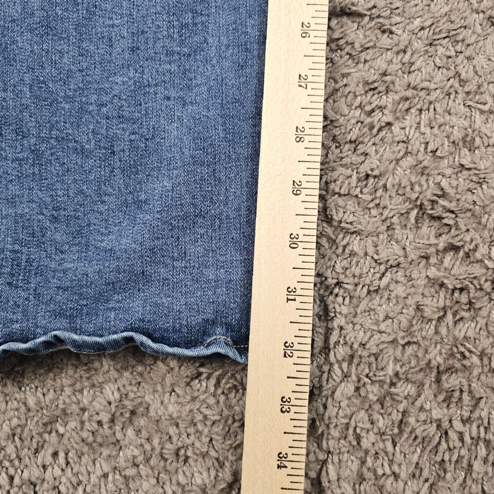 Vintage DEAR JOHN Jeans Women 32 Bootcut Mid Rise Stretch Light Wash Blue 33x32 Size 33" - 6 Thumbnail