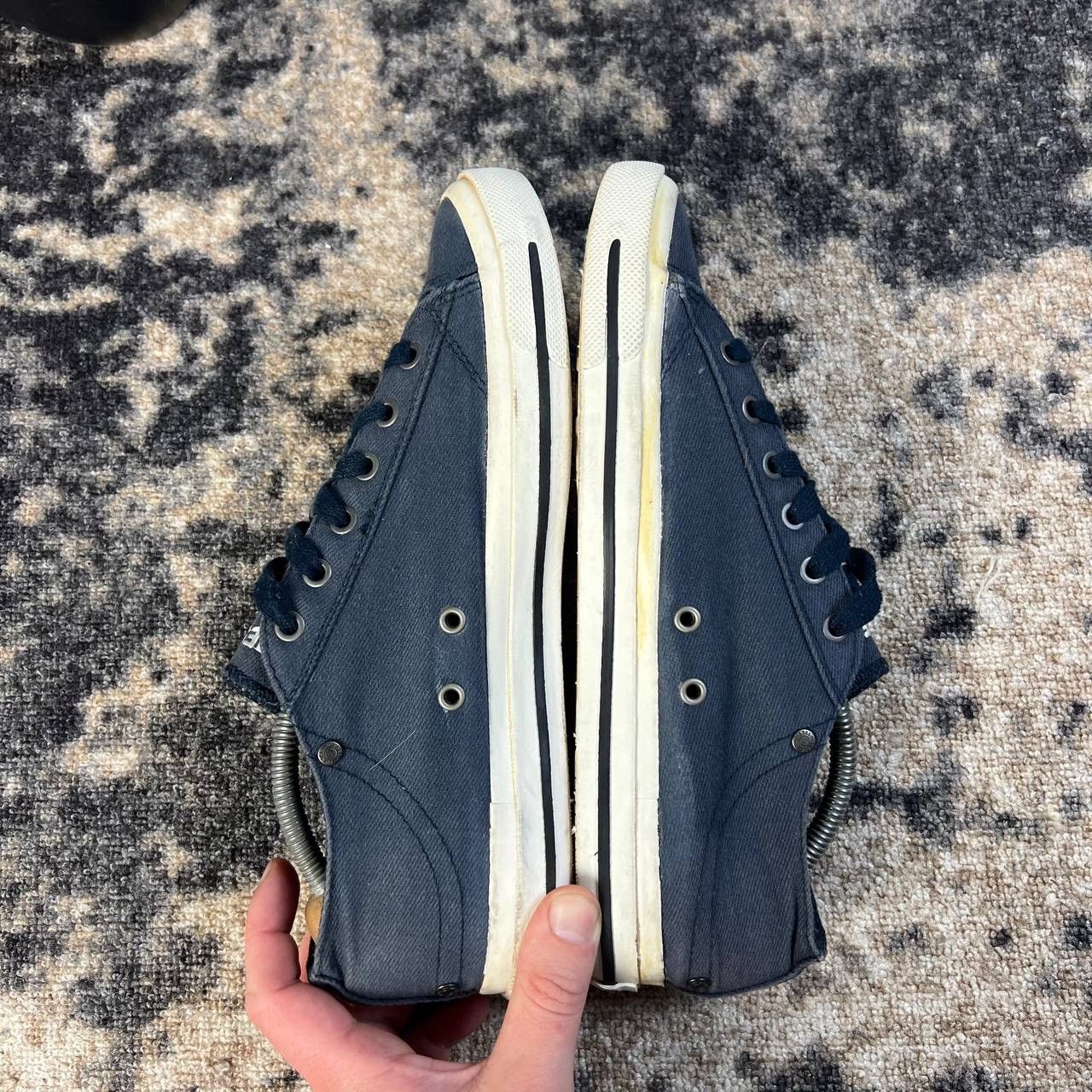 Diesel Diesel Luxury Mini Logo Low-Top Sneakers Streetwear Style Size US 9 / EU 42 - 4 Thumbnail