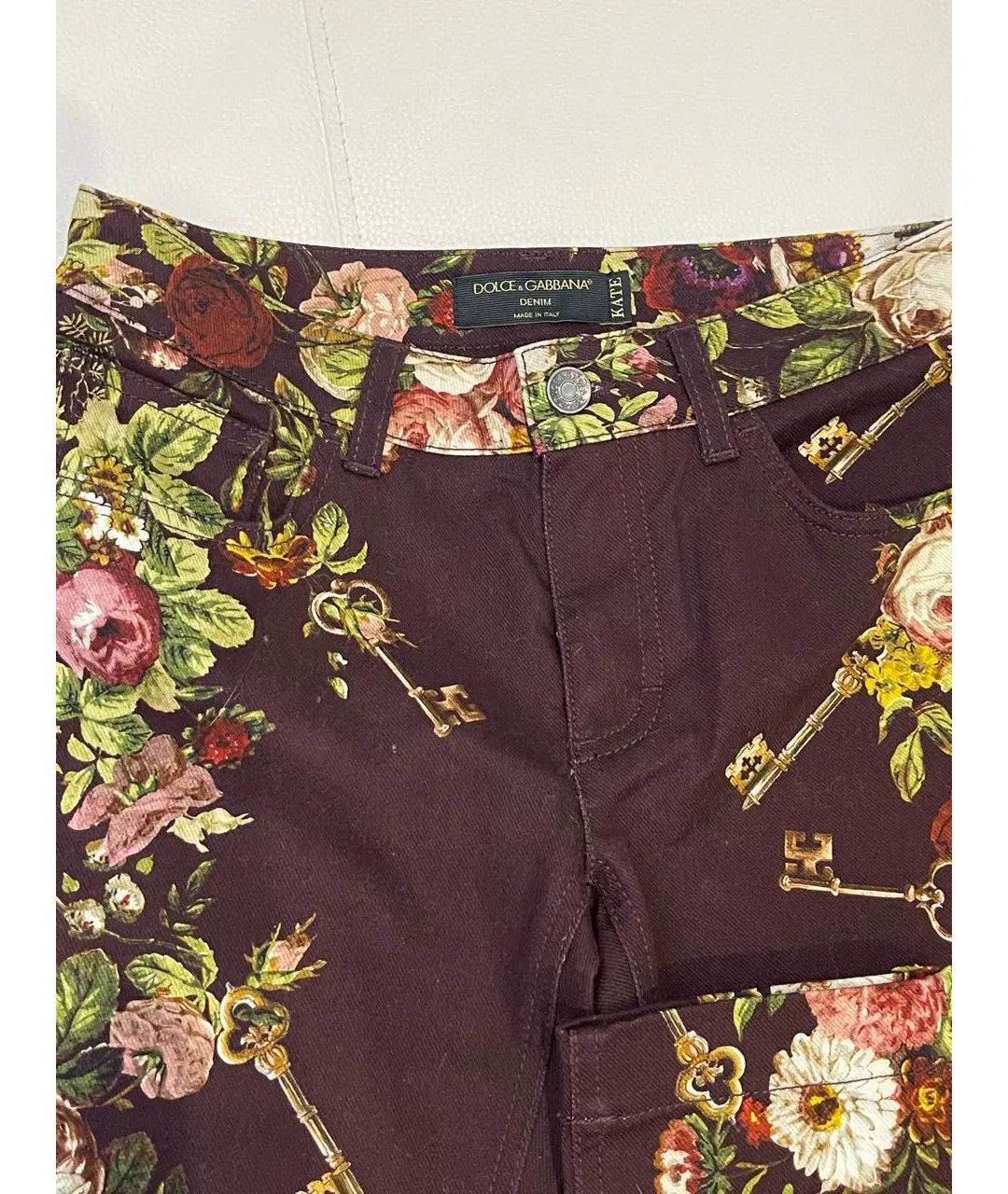 Dolce & Gabbana o1y0925 Casual Pant in Multicolor Size 27" / US 4 / IT 40 - 3 Thumbnail