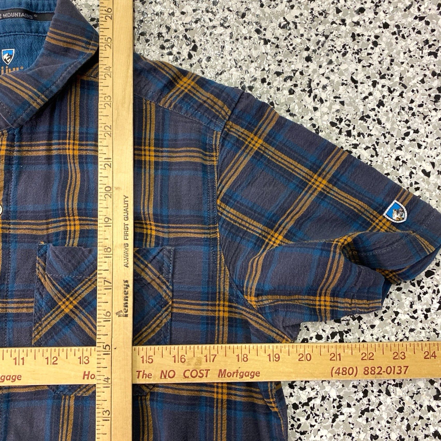 Vintage KUHL Shirt Womens Small Plaid Organic Cotton Button-Up Long Sleeve Casual Outdoor... Size S / US 4 / IT 40 - 2 Thumbnail