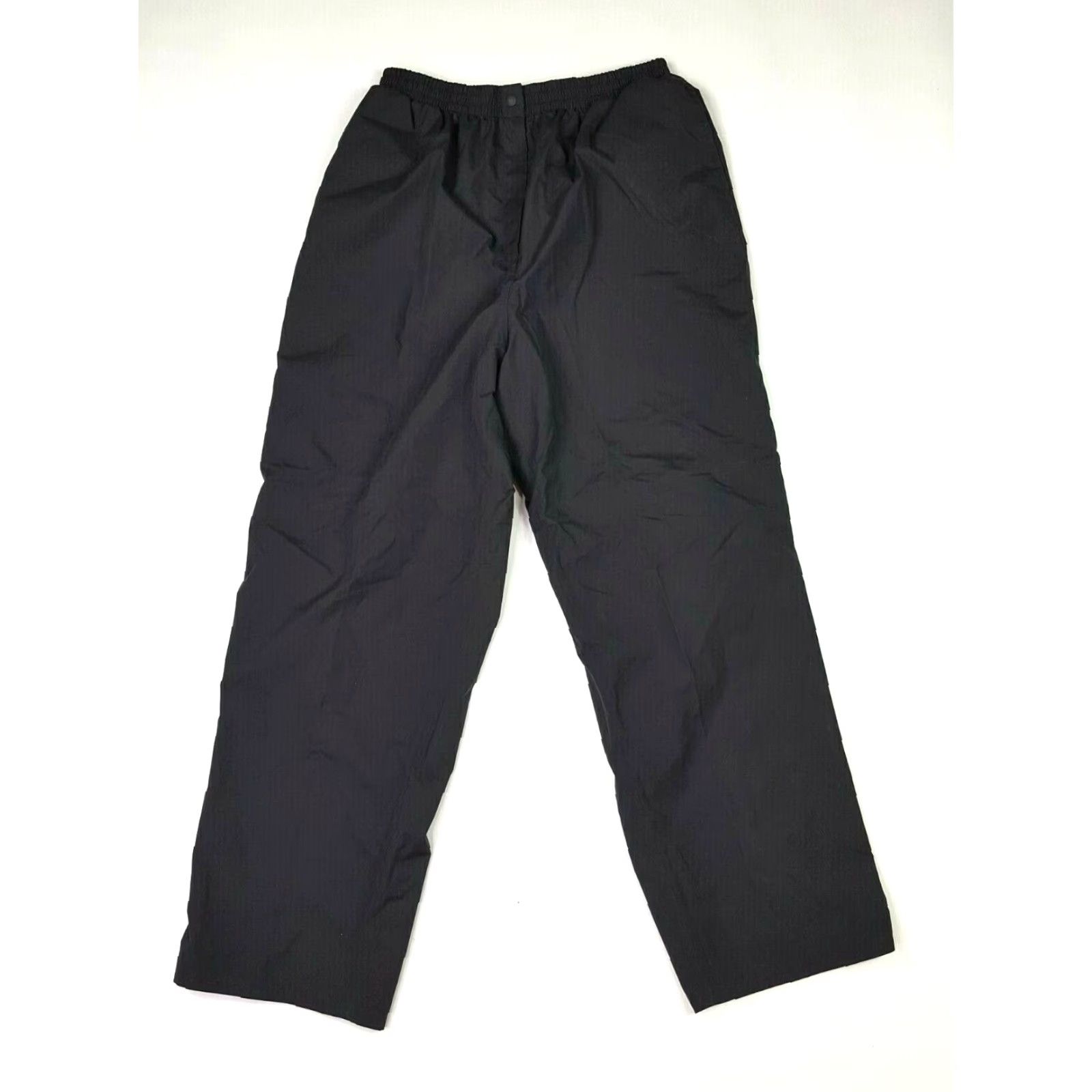 Rains VINTAGE Forrester's Pants Women XL Black Rain Tapered Stretch Pockets Size 40" / US 18 - 2 Thumbnail