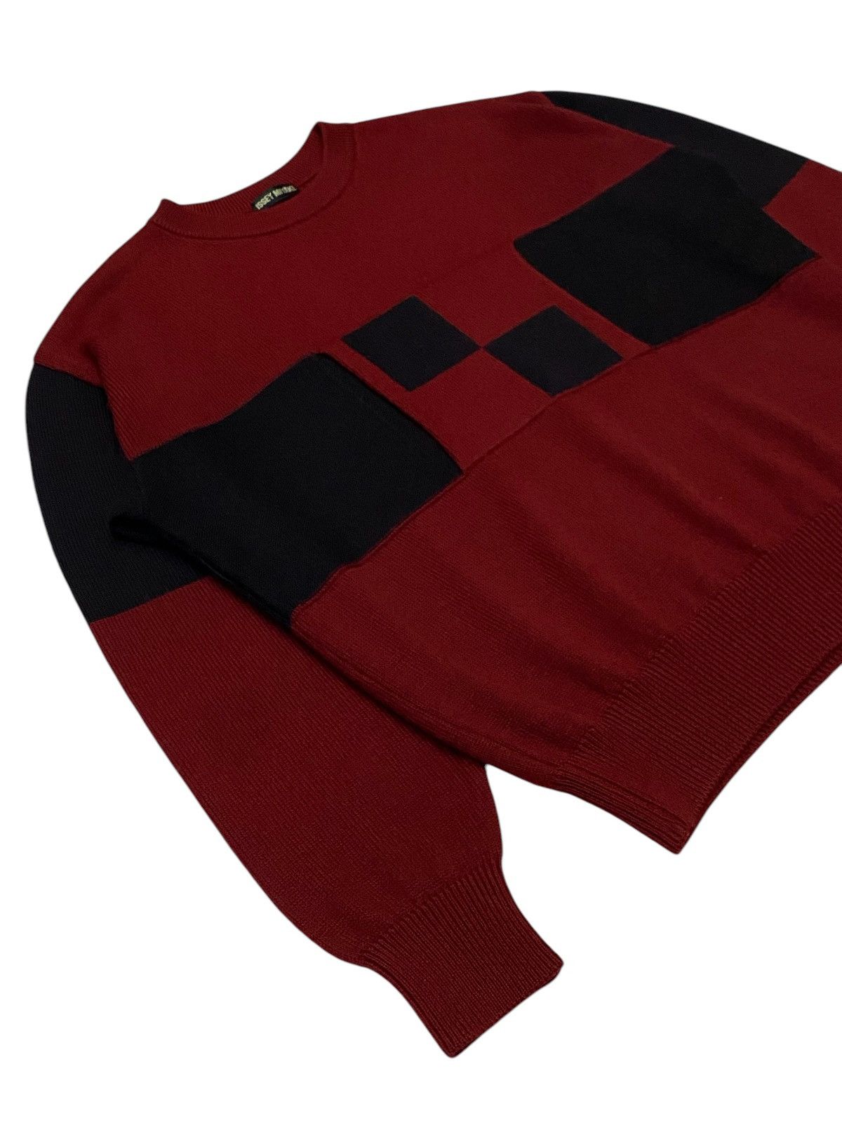 Issey Miyake Issey Miyake AW01 Checkered Turtleneck Knitted Sweater Size US M / EU 48-50 / 2 - 23 Thumbnail