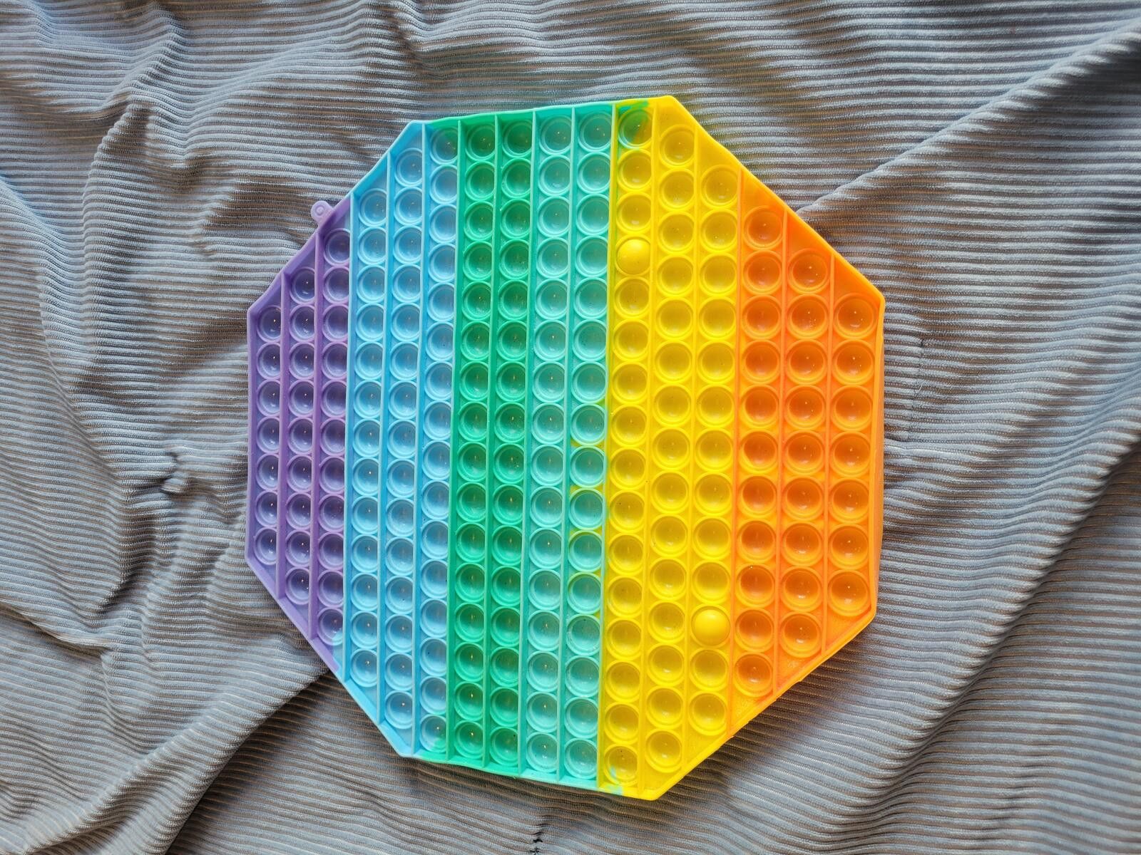 Genetic Manipulation Shinichiro Kuriya Huge! Octagonal Rainbow Pop It Fidget Toy Size ONE SIZE - 1 Thumbnail