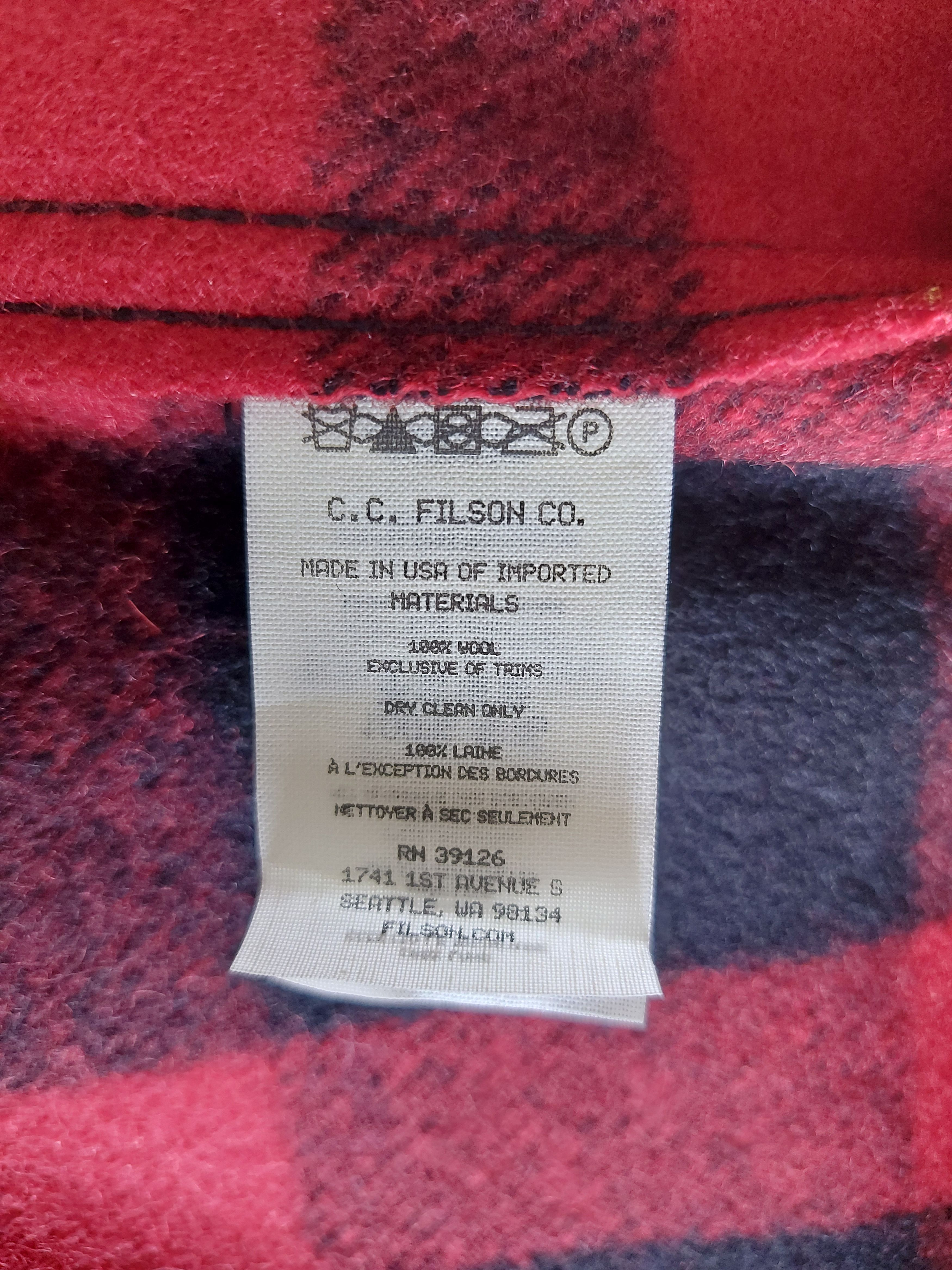 Filson Filson Mackinaw wool vest - size S (fits M) Size US S / EU 44-46 / 1 - 6 Thumbnail