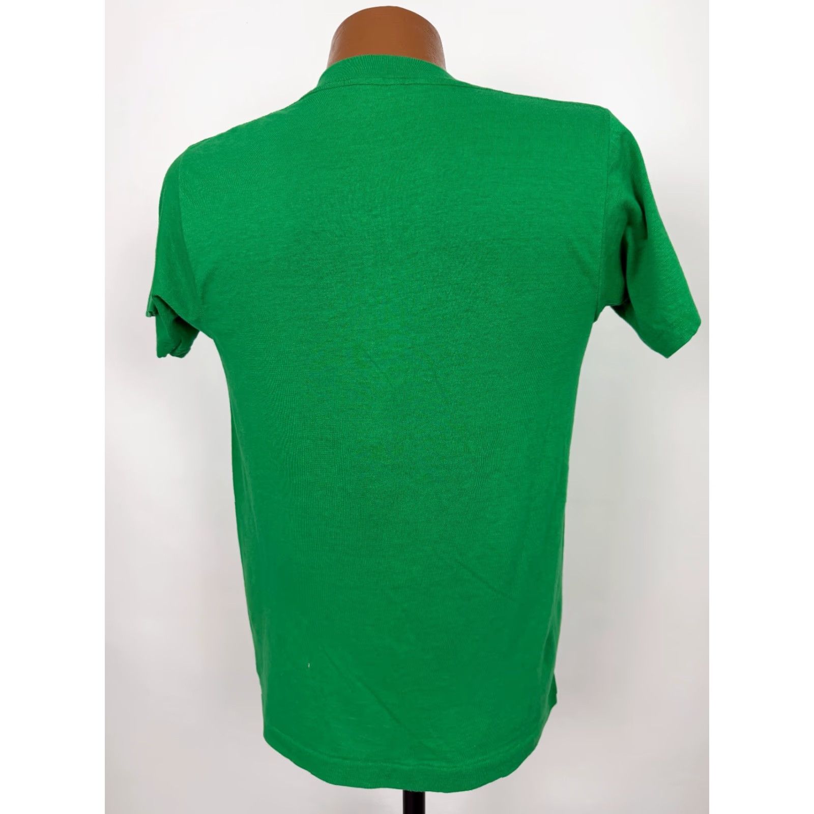 Vintage VINTAGE St Patrick's Day Shirt M Green Clover Leprechaun 1985 USA Screen Stars Men's T-Shirt Size US M / EU 48-50 / 2 - 7 Thumbnail