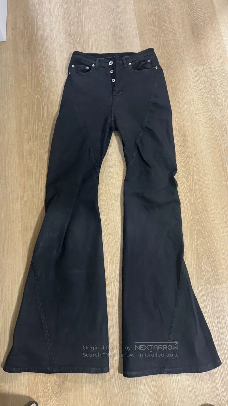 Rick Owens Rick Owens Black Spiral Pants Size US 29 - 1 Thumbnail