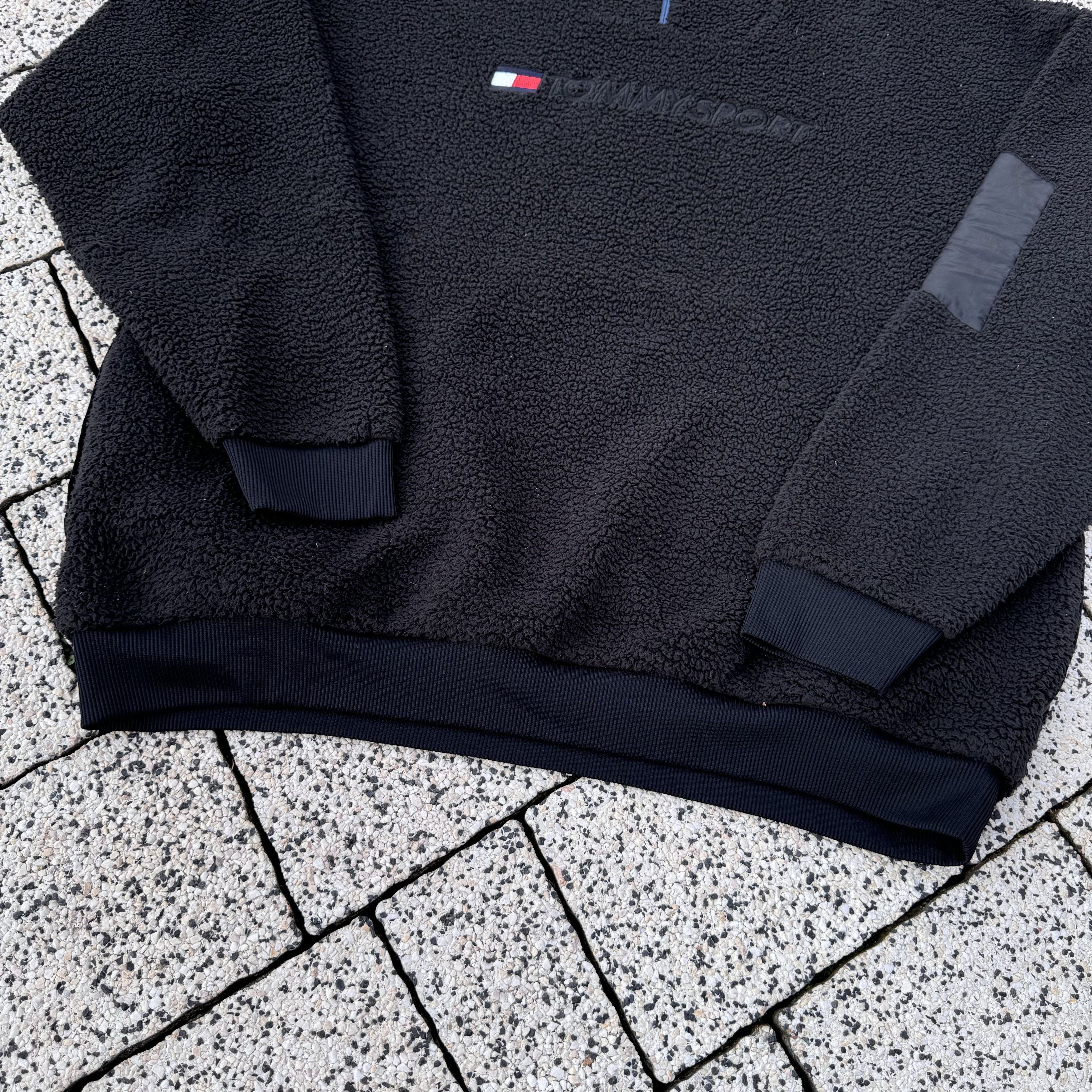 Tommy Hilfiger × Vintage TOMMY SPORT FLEECE CENTRE LOGO SHERPA SWEATSHIRT OUTDOOR Size US M / EU 48-50 / 2 - 5 Thumbnail