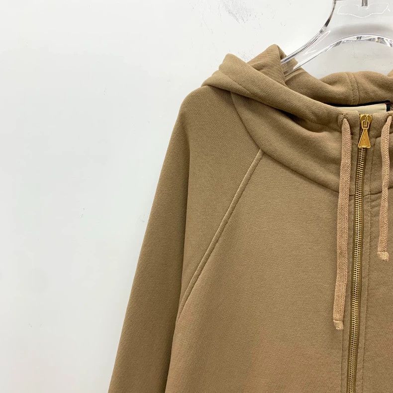 Gucci Gucci Dark brown striped webbing cotton hooded half-zip lo Size US XL / EU 56 / 4 - 3 Thumbnail