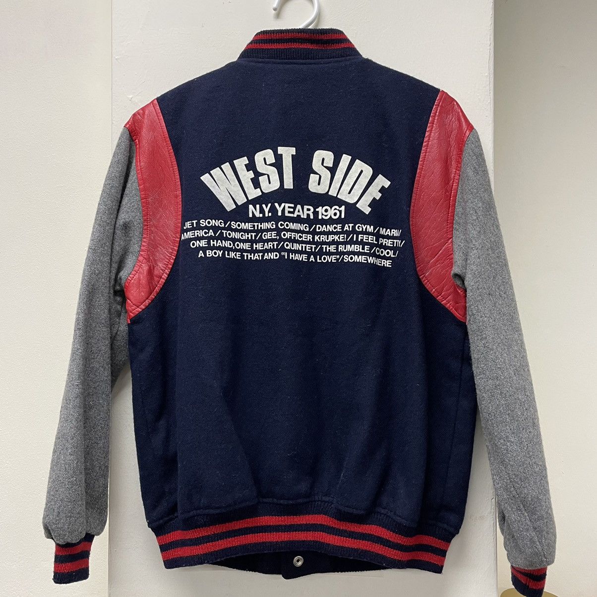Sony × Vintage Rare Vintage Sony Promo Sountrack Movie Varsity Jacket Wool Size US M / EU 48-50 / 2 - 3 Thumbnail