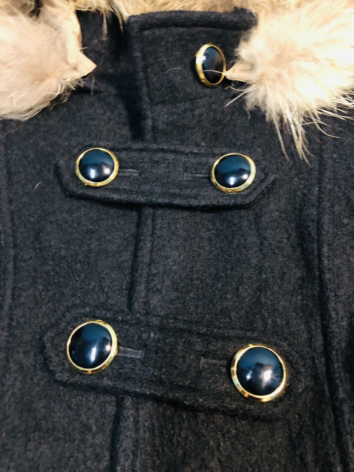 Minimum Minimum Double Breasted Hoodie Wool Jacket (11) Size US XL / EU 56 / 4 - 6 Thumbnail
