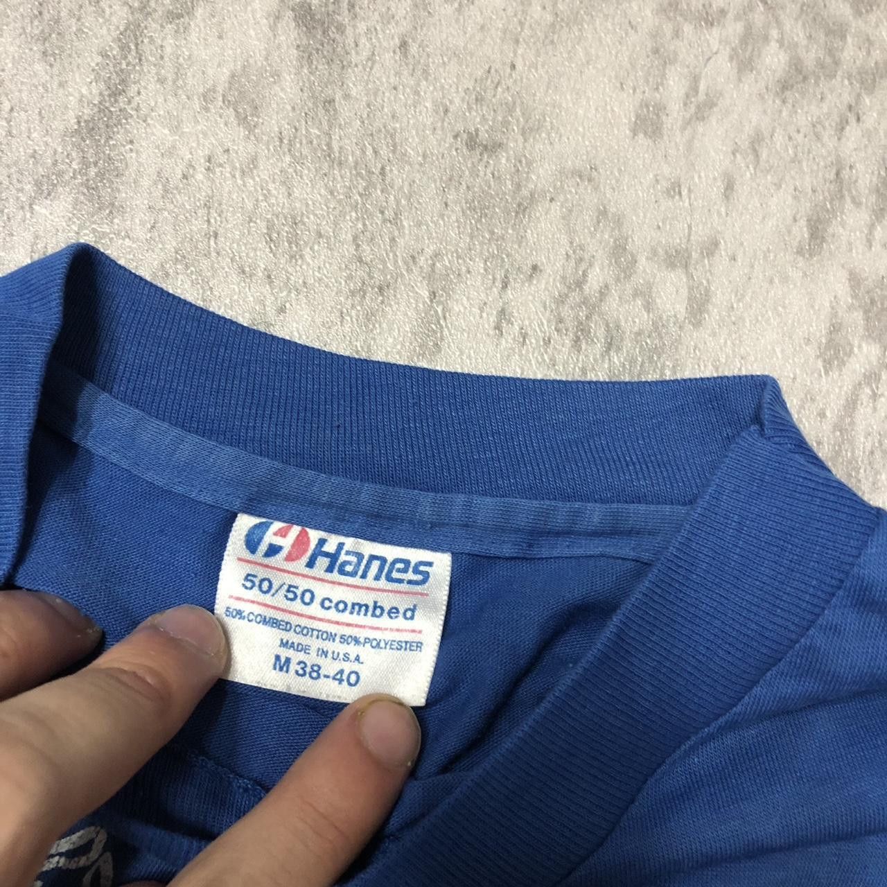 Other 80s blue and white graphic tee Size US M / EU 48-50 / 2 - 3 Thumbnail