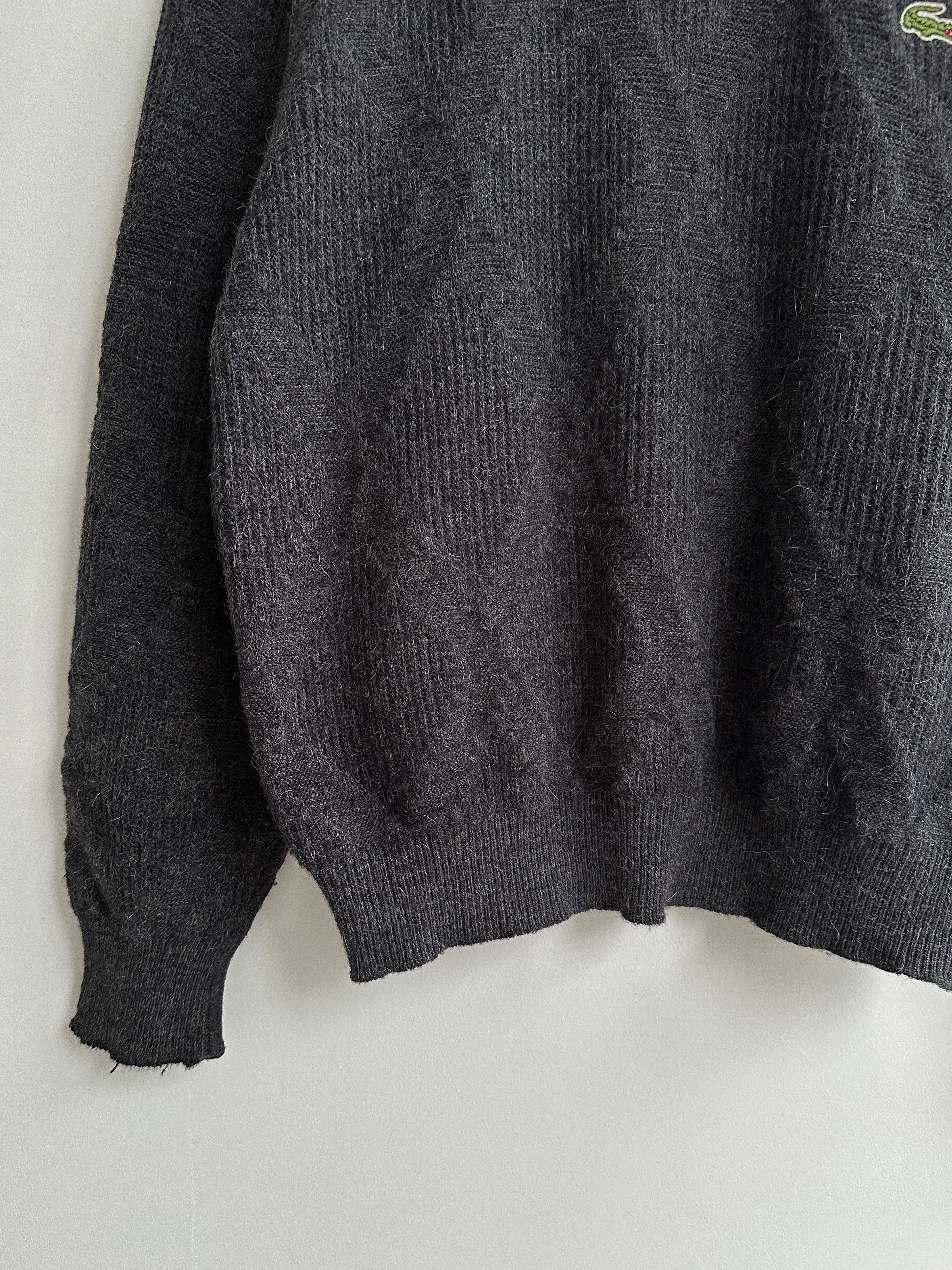 Lacoste Vintage Lacoste Chemise Knit Sweater Jumper Size US M / EU 48-50 / 2 - 6 Thumbnail