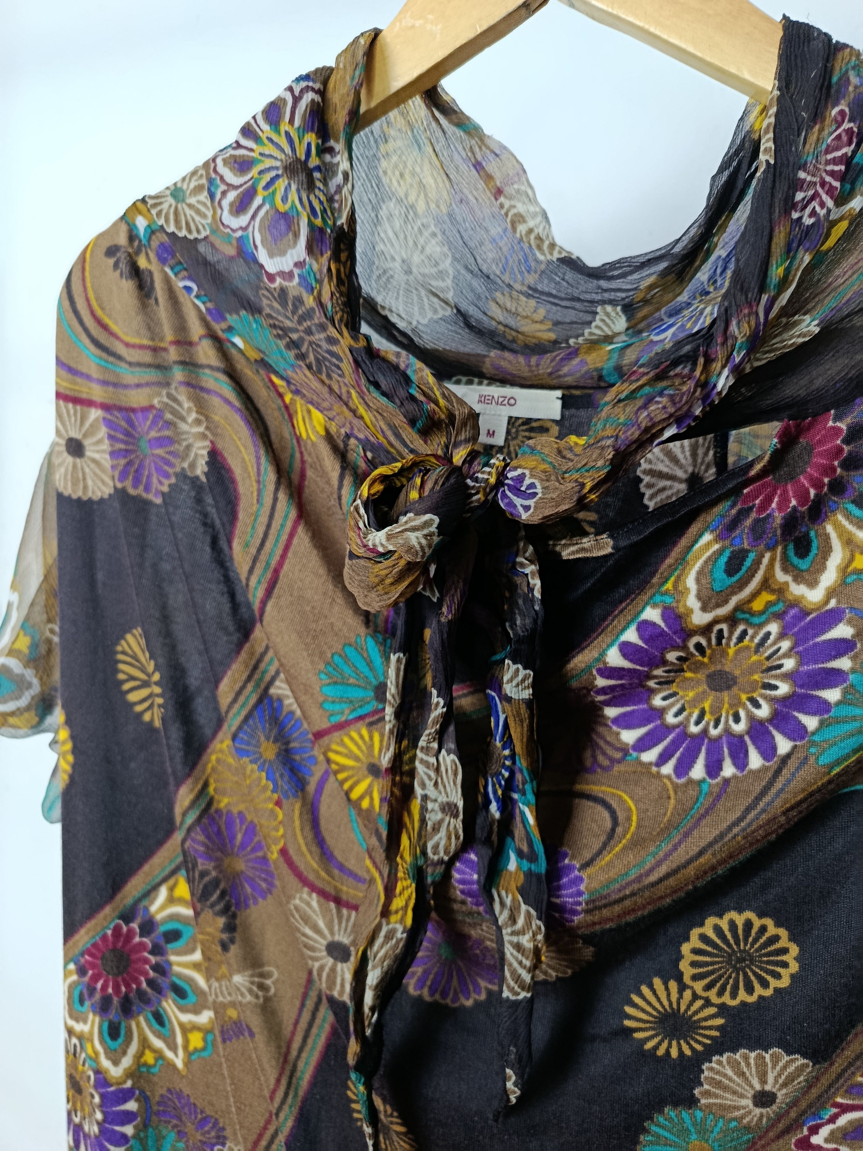 Kenzo Kenzo Blouses Printed Womenswear Size M / US 6-8 / IT 42-44 - 4 Thumbnail