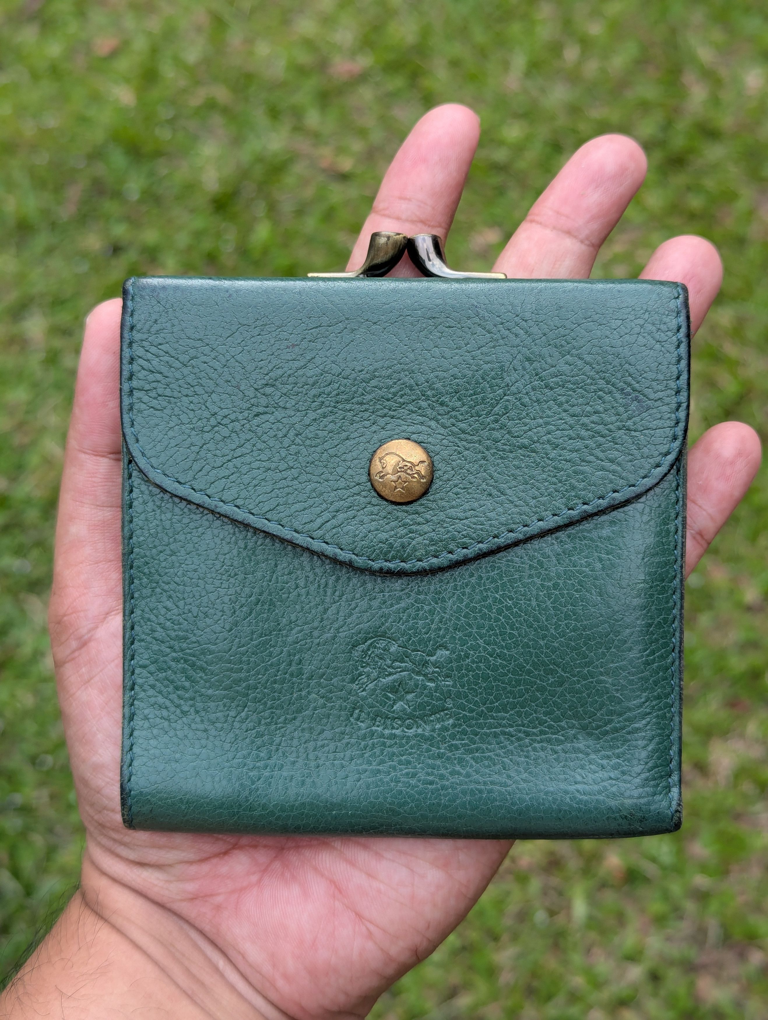 Il Bisonte 🔥FREE SHIPPING🔥 Il Bisonte Leather Wallet Cardholder Coin Size ONE SIZE - 1 Thumbnail