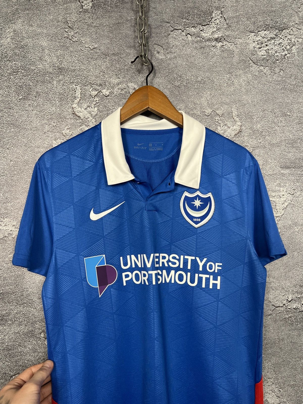 Nike Nike Portsmouth 2020/21 Home Jersey T-shirt Size M Size US M / EU 48-50 / 2 - 2 Thumbnail