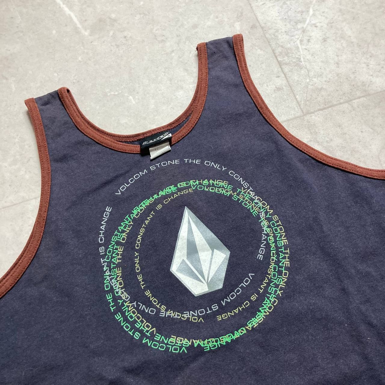 Volcom Vintage Volcom Stone Co Skateboard Surf Tank Top Size US M / EU 48-50 / 2 - 2 Thumbnail