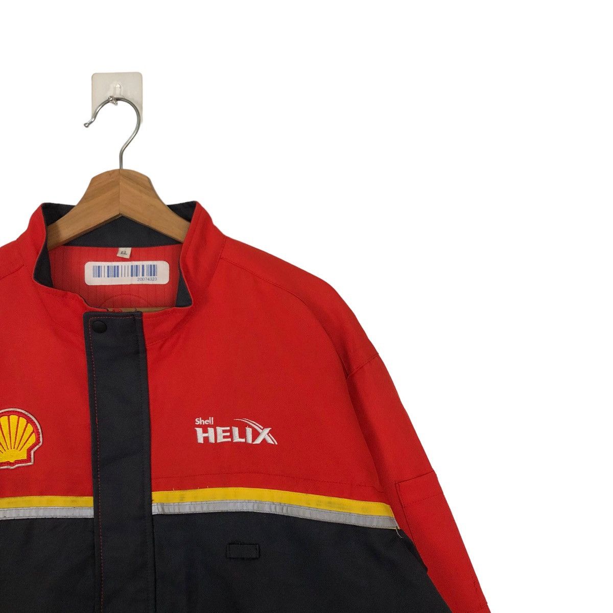 Japanese Brand 🔥VINTAGE BOMBER JACKET SHELL HELIX BIG LOGO RACING Size US M / EU 48-50 / 2 - 5 Thumbnail