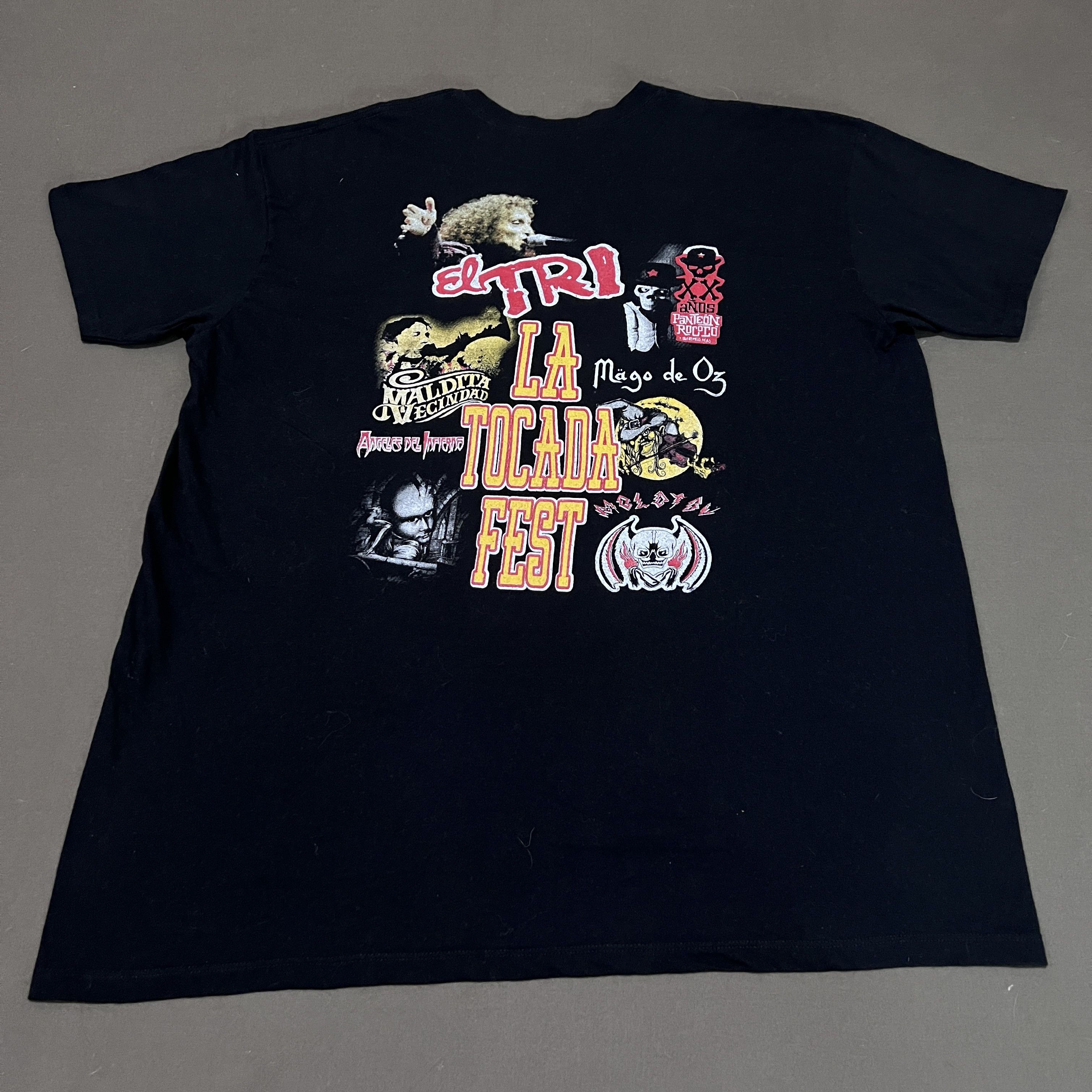 Band Tees × Mexicana El Tri La Tocada Fest Promo Tee 2XL Mexican Size US XXL / EU 58 / 5 - 4 Thumbnail