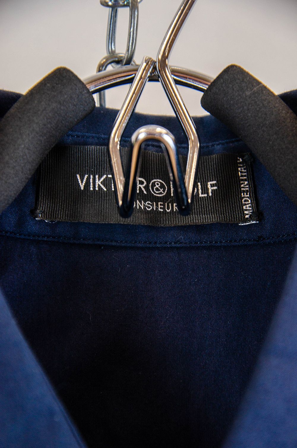 Viktor & Rolf Viktor & Rolf Panel Shirt Navy – Size IT48 Size 38R - 8 Thumbnail