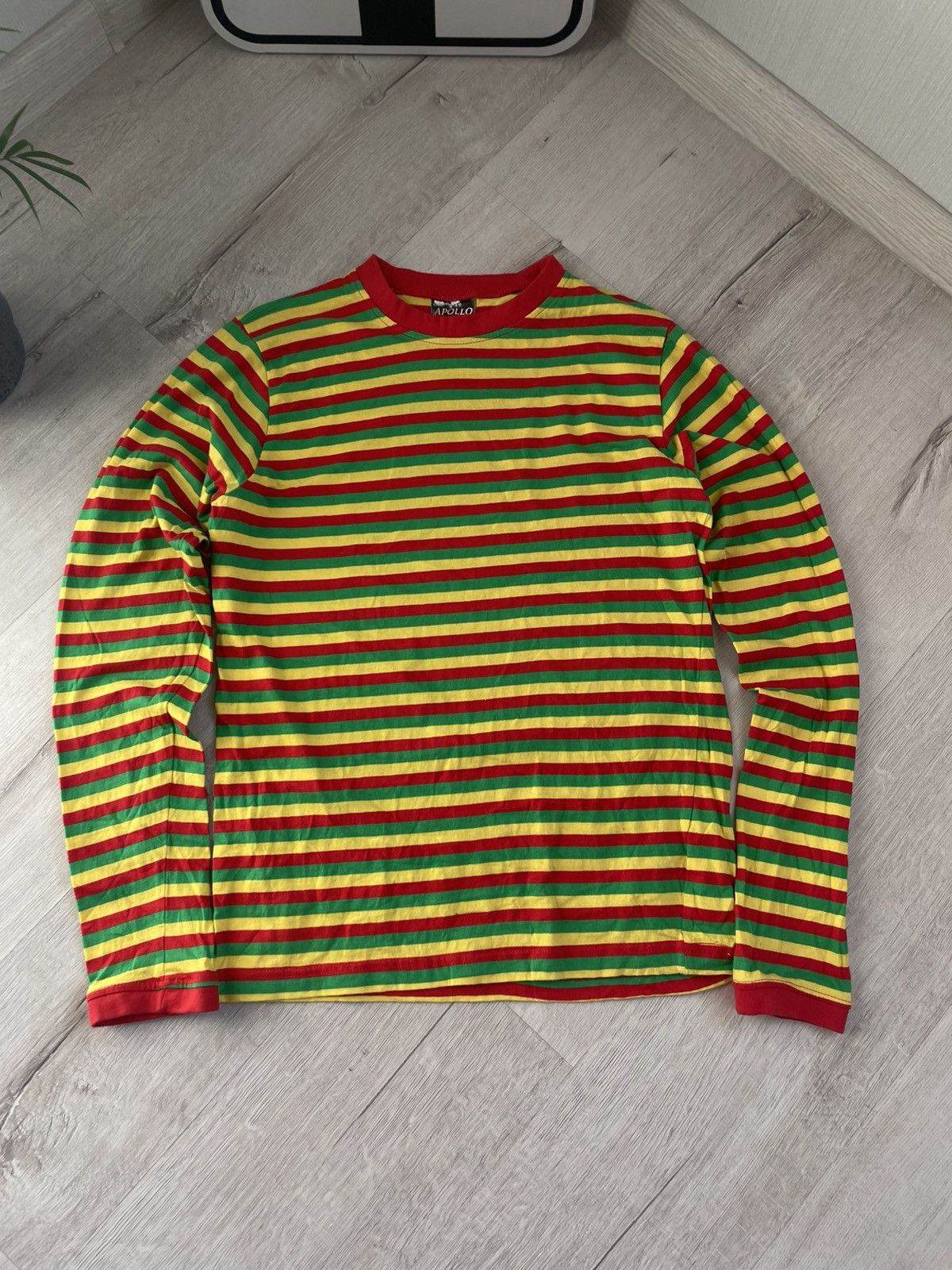 Hysteric Glamour × If Six Was Nine × Le Grande Bleu (L.G.B.) Crazy Y2k Stripped Longsleeve Jamaica Apollo Tee Size S / US 4 / IT 40 - 4 Thumbnail