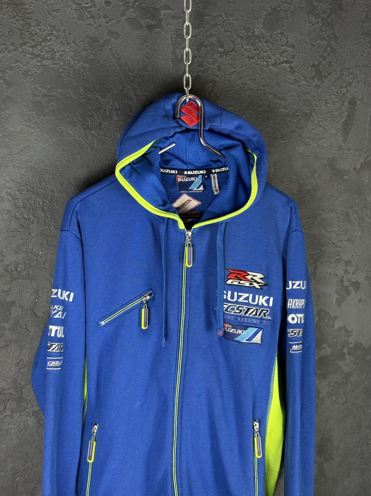 Other Vintage Y2K Suzuki Racing Moto Zip Hoodie Men's Size M Size US M / EU 48-50 / 2 - 4 Thumbnail