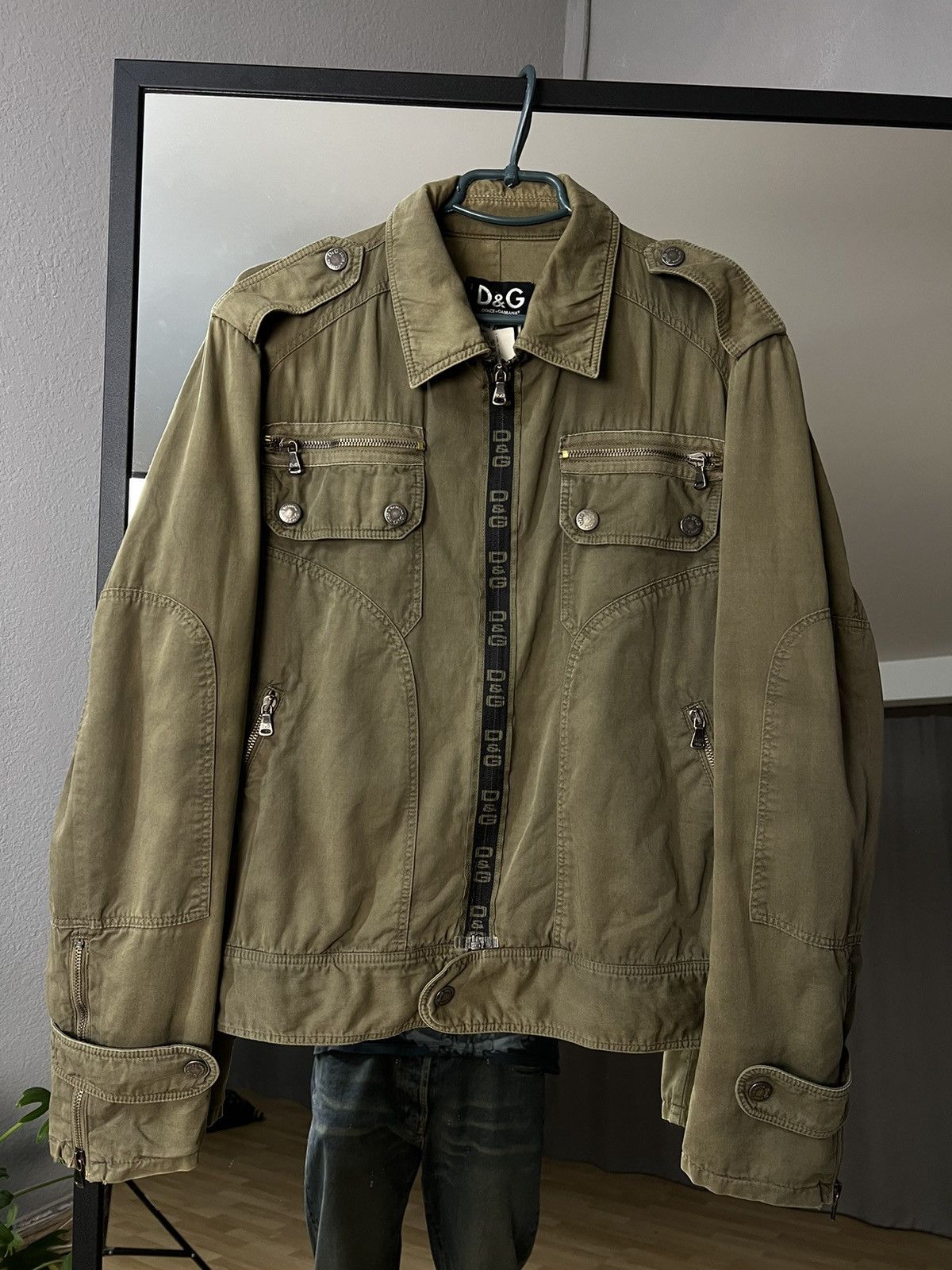 Dolce & Gabbana VINTAGE ARCHIVE 00s CARGO ZIP DOLCE & GABANA