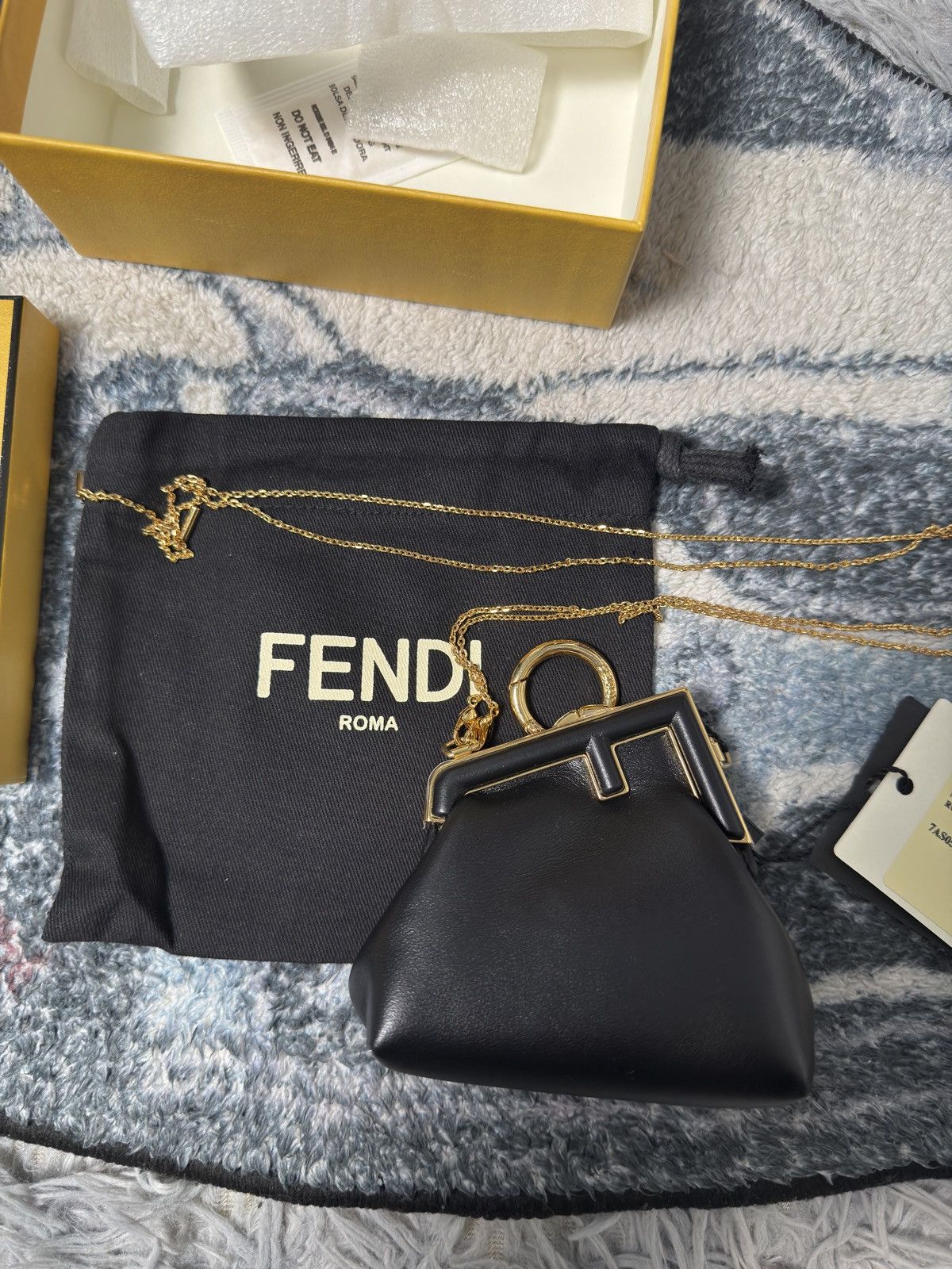 Fendi Fendi Nano First Black Size ONE SIZE - 1 Thumbnail
