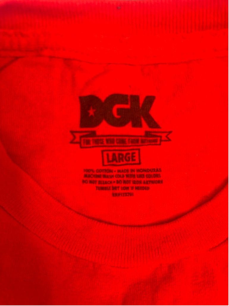 DGK Men's DGK Graphic T-shirt Size L Red Size US L / EU 52-54 / 3 - 7 Thumbnail