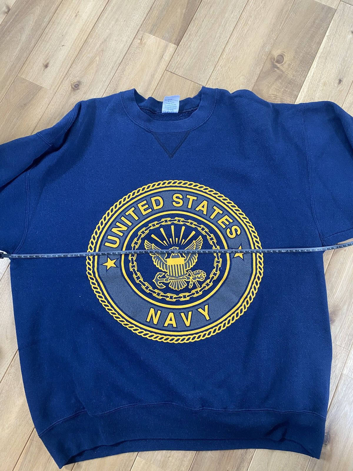 Soffe Vintage US Navy Military Crewneck Sweatshirt Made in USA Size US L / EU 52-54 / 3 - 7 Thumbnail