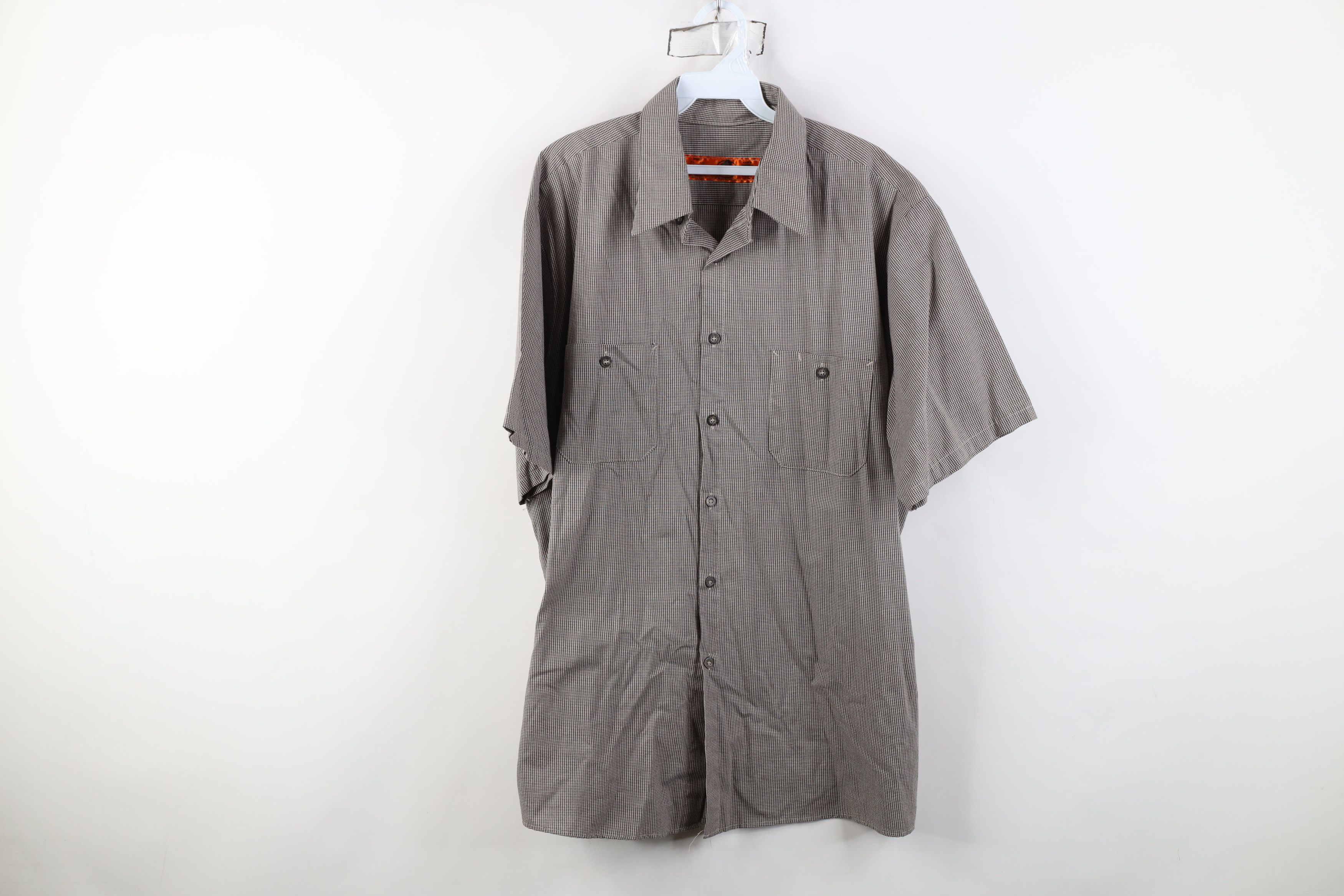 Vintage Vintage 90s Streetwear Pocket Short Sleeve Button Shirt Size US XL / EU 56 / 4 - 1 Thumbnail