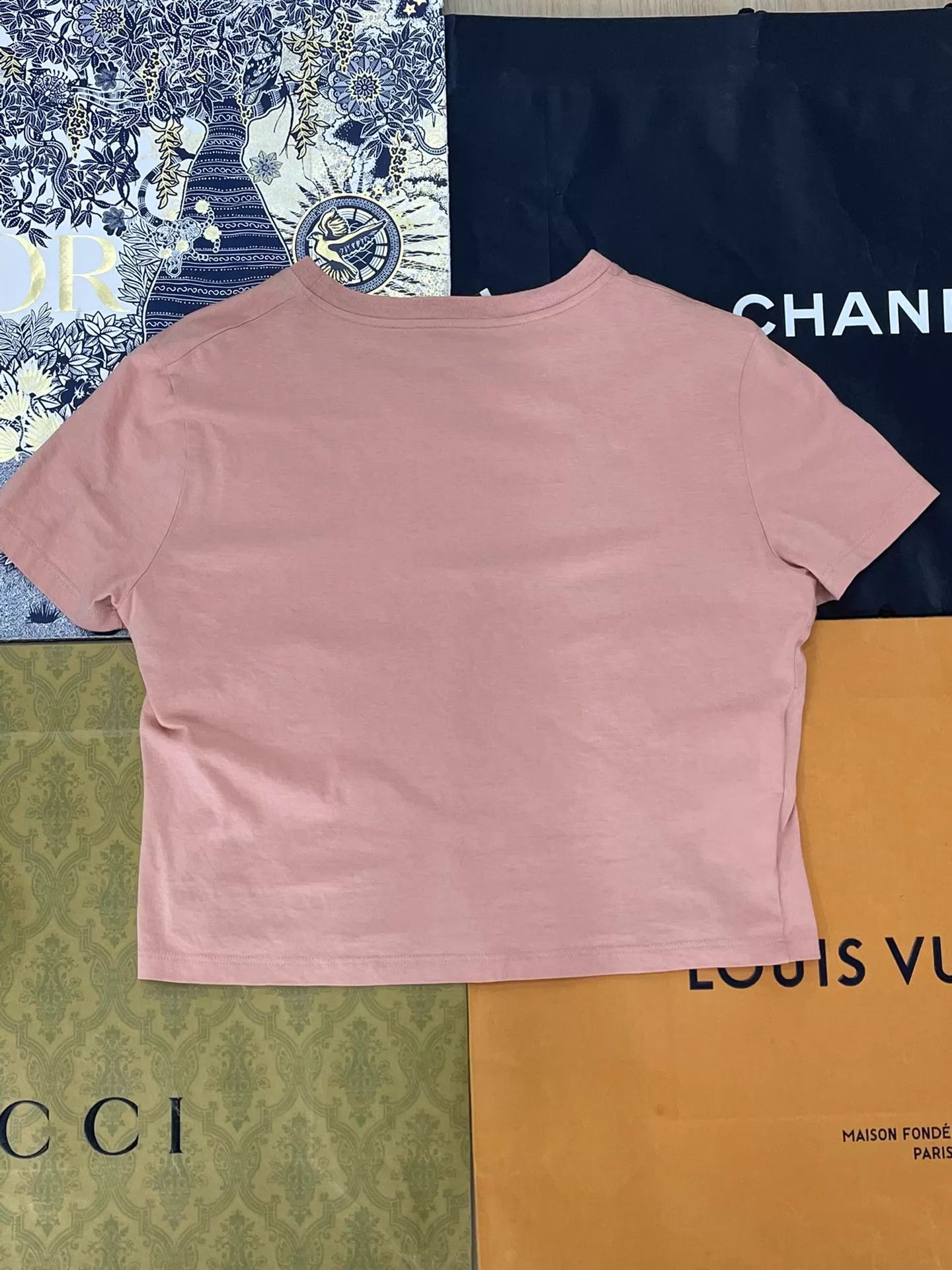 Miu Miu MIU MIU Pink Logo Short Tee M Size M / US 6-8 / IT 42-44 - 3 Thumbnail
