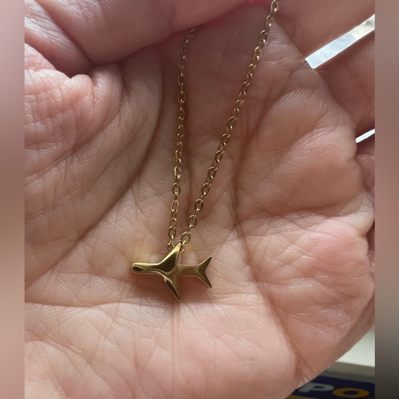 Other Dainty Airplane Necklace, Travel Necklace, Gold Plane Size ONE SIZE - 4 Thumbnail
