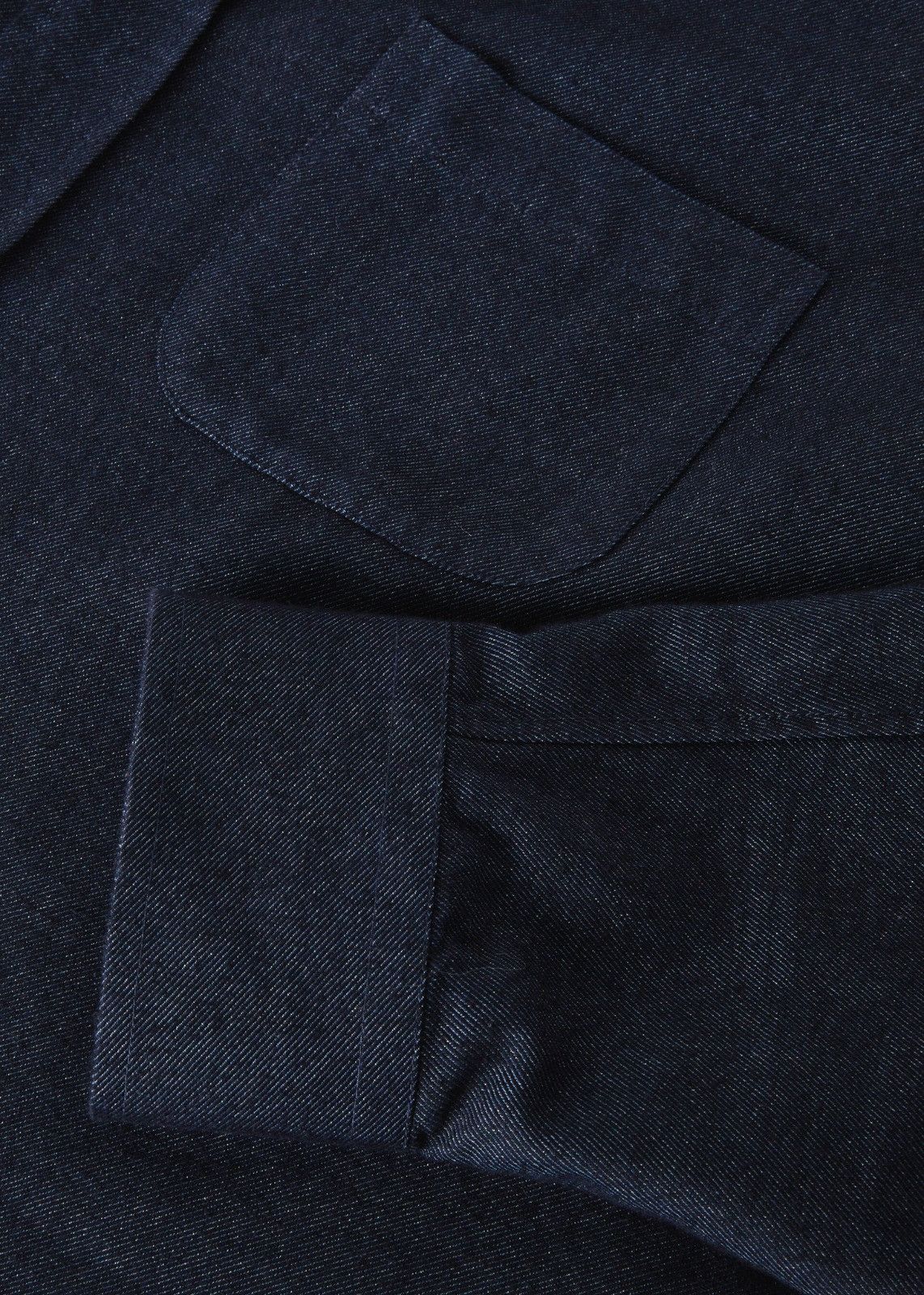 Loro Piana o1srvl11e0525 FAO0362 Denim Shirt in Navy Blue Size US S / EU 44-46 / 1 - 3 Thumbnail