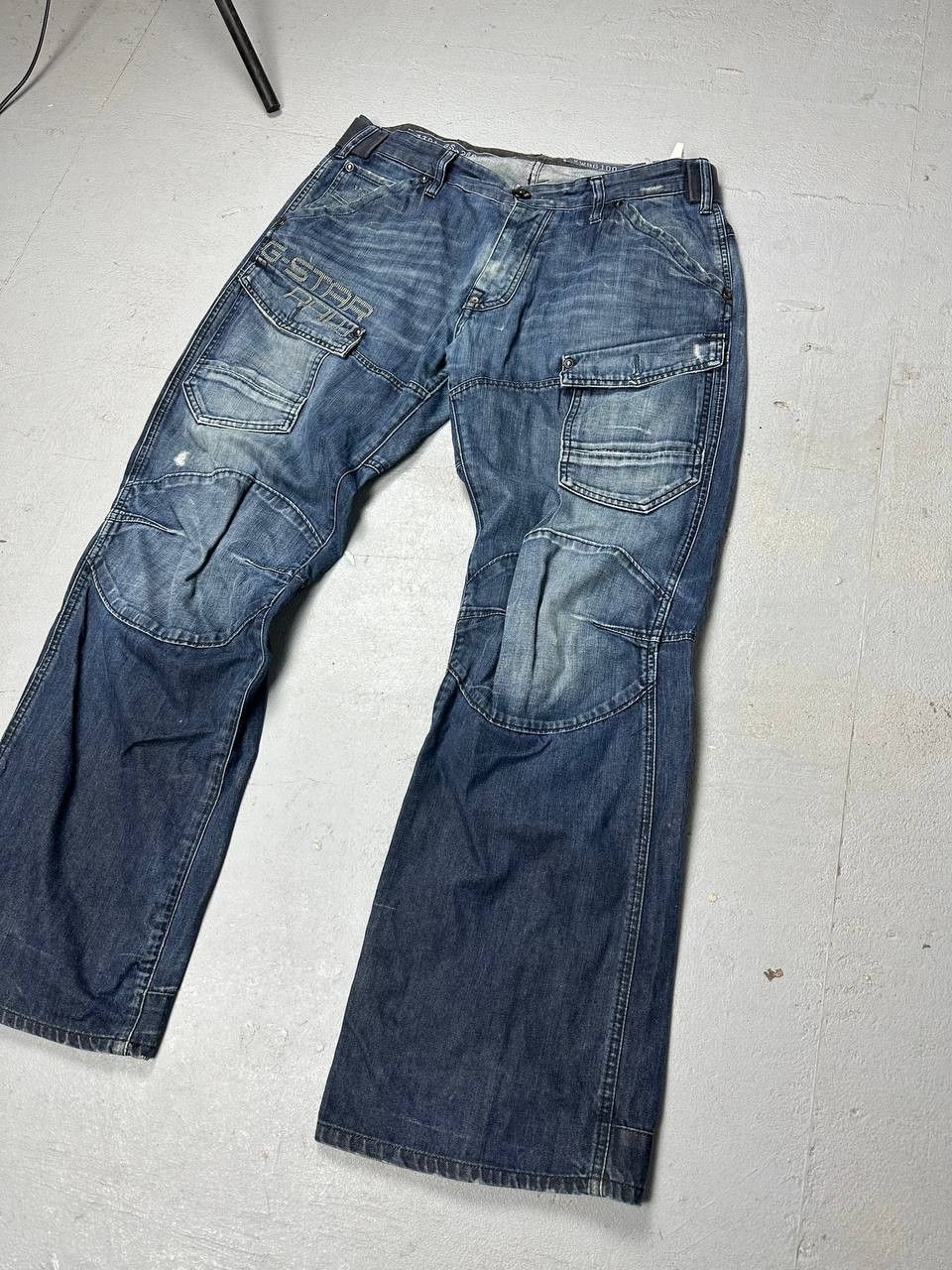 G-Star Vintage pants G Star Raw y2k denim flared baggy Cargo Size US 36 / EU 52 - 2 Thumbnail