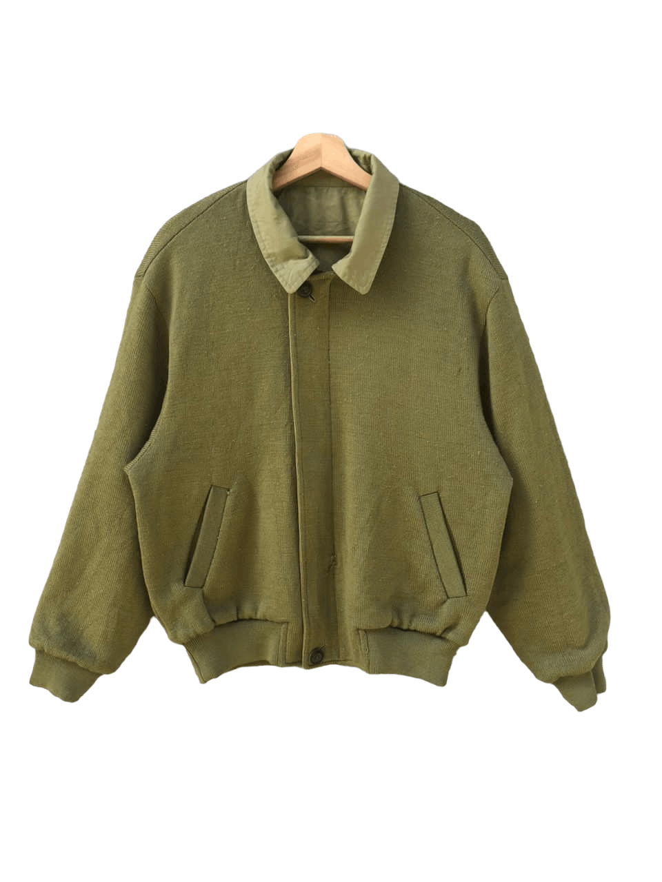 DAKS Vintage Dark London Golf Wool Cotton Rivesable Jacket Size US L / EU 52-54 / 3 - 2 Thumbnail