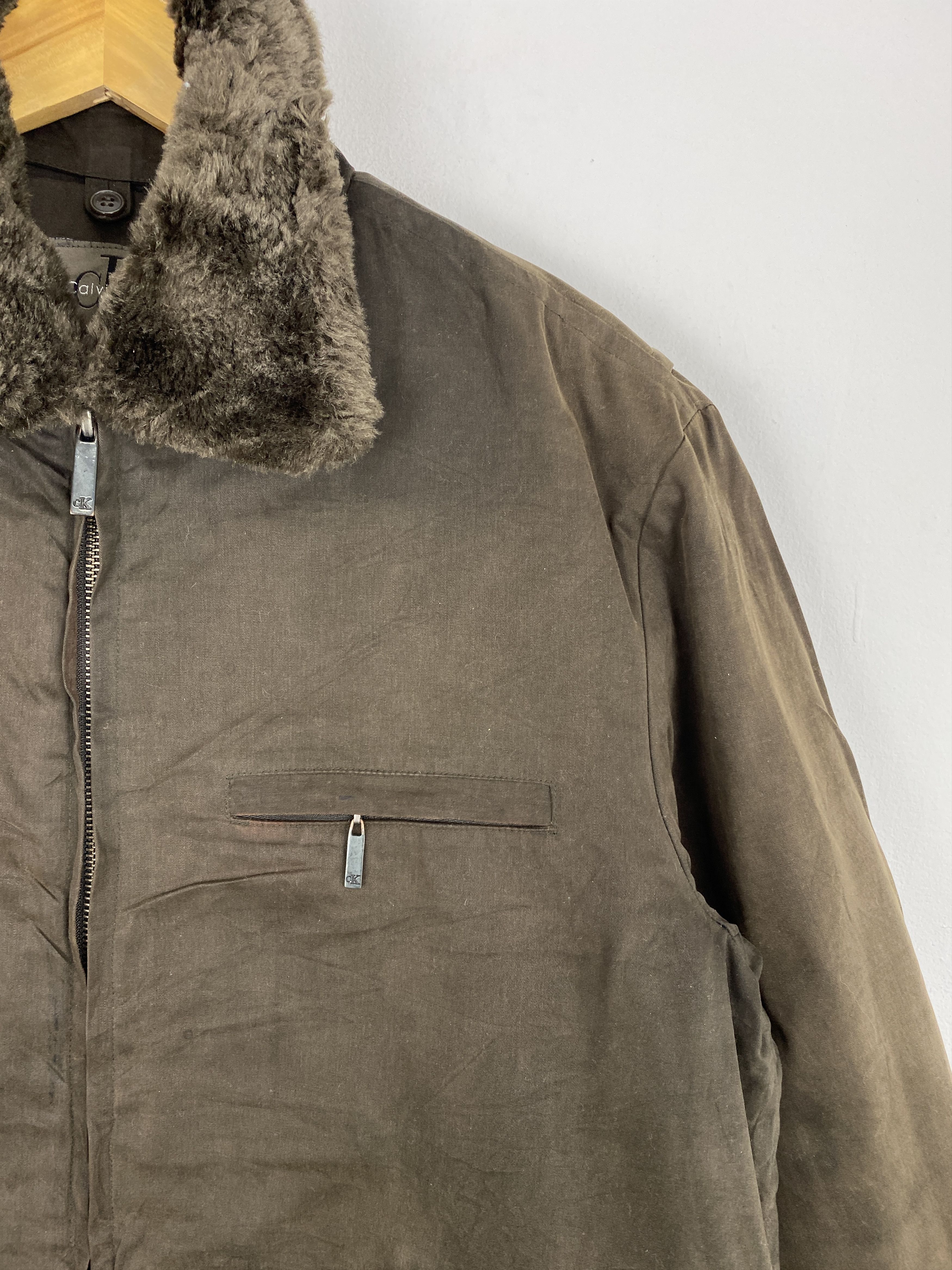 Calvin Klein Calvin Klein Zipper Sherpa Bomber Jacket MJ0067 Size US M / EU 48-50 / 2 - 9 Thumbnail