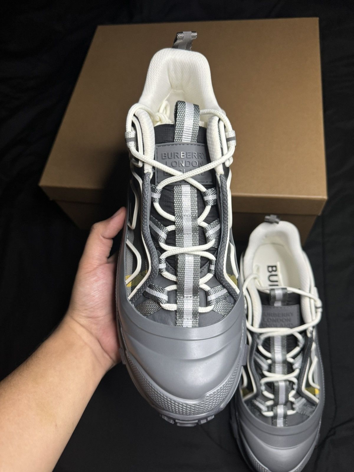 Burberry Arthur Chunky Low-Top Sneakers size 41/ 8 us Size US 8 / EU 41 - 3 Thumbnail