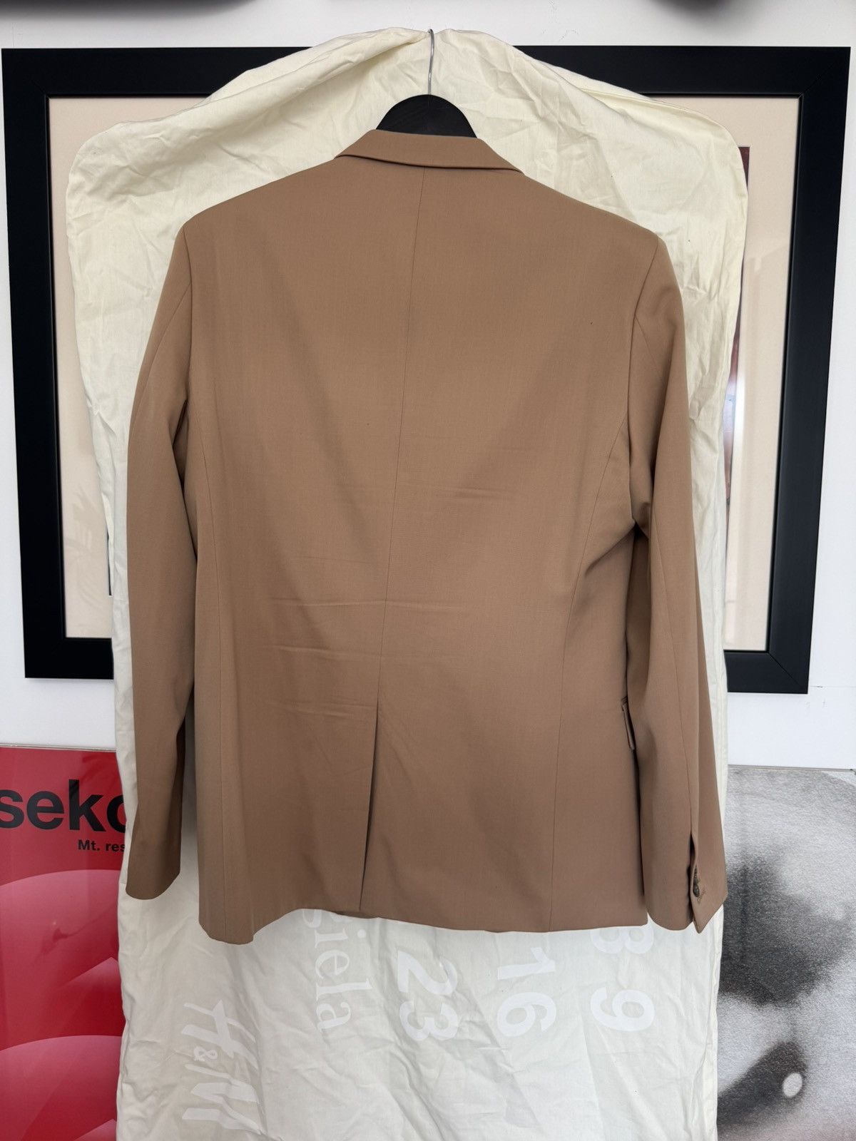 Maison Margiela Maison Margiela x H&M Beige Wool Blazer Classy Designer Rare Size 42R - 2 Thumbnail