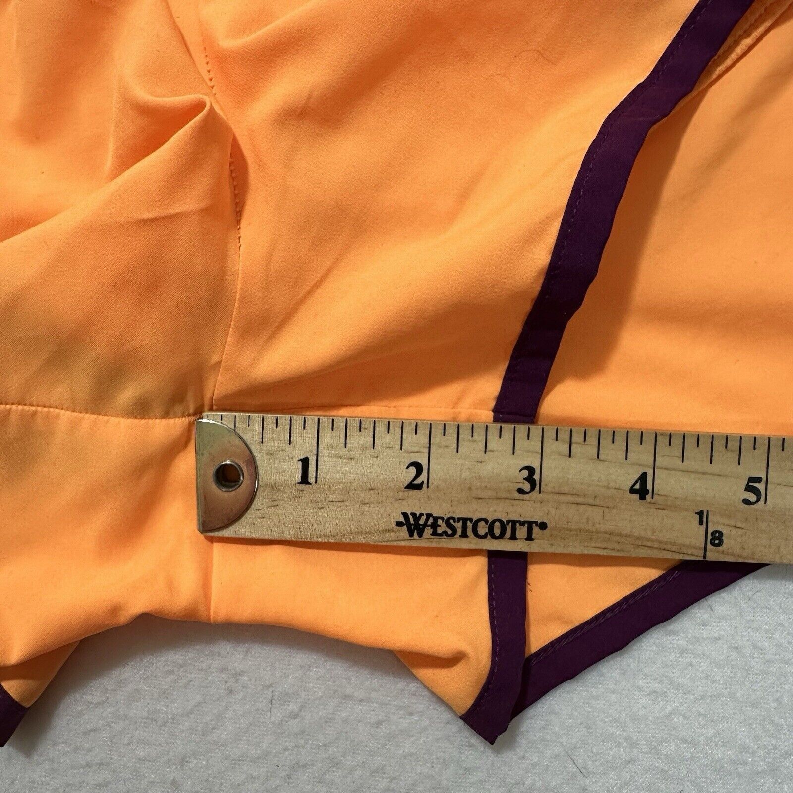 Reebok Reebok XL Orange Purple Running Shorts Athletic 3" Inseam Size 38" / US 16 / IT 52 - 12 Thumbnail