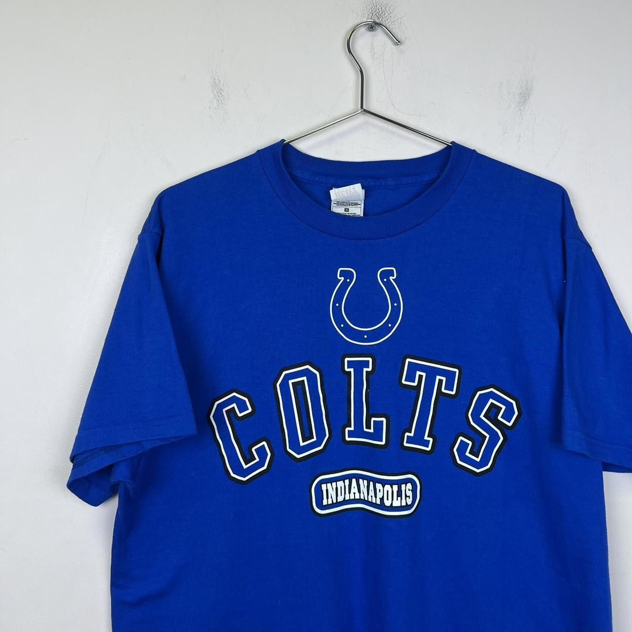 Fruit Of The Loom Vintage 90s Indianapolis Colts T-Shirt Fruit of the Loom Size US L / EU 52-54 / 3 - 2 Thumbnail