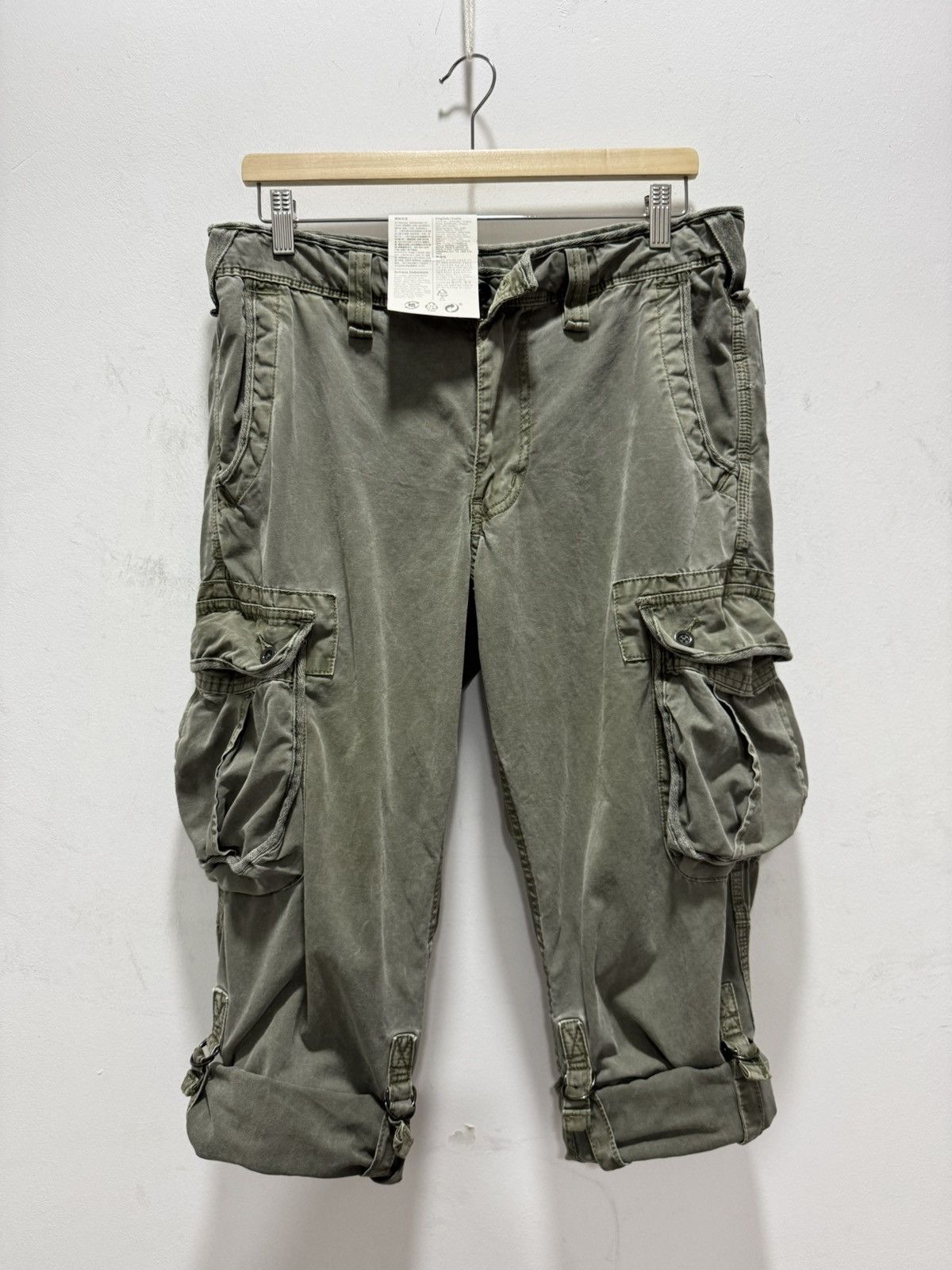 Uniqlo JAPANESE BRAND UNIQLO TWILL MULTIPOCKET CARGO MILITARY PANTS Size US 32 / EU 48 - 12 Thumbnail