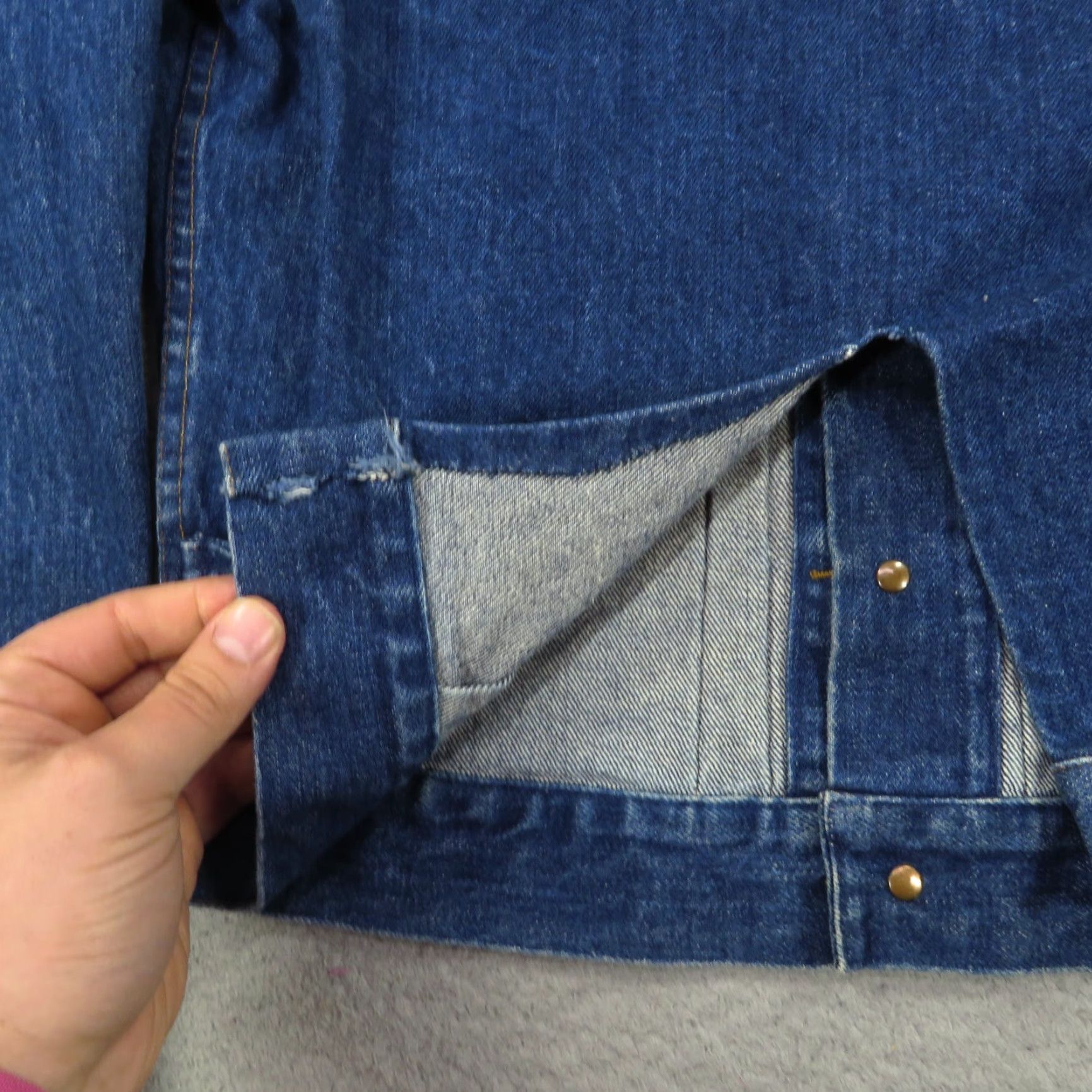 Polo Ralph Lauren Polo Ralph Lauren Jacket Small Mens Dark Indigo Western Corduroy Collar USA 80s Size US S / EU 44-46 / 1 - 4 Thumbnail